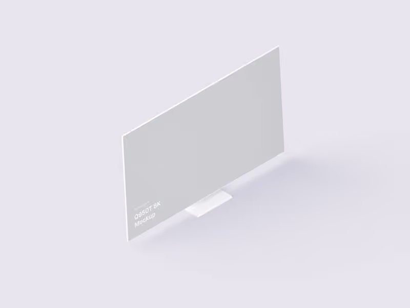 Samsung TV Clay Mockups (Q950T 8K), 12