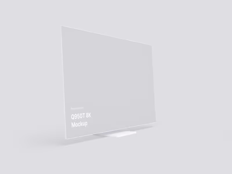 Samsung TV Clay Mockups (Q950T 8K), 08