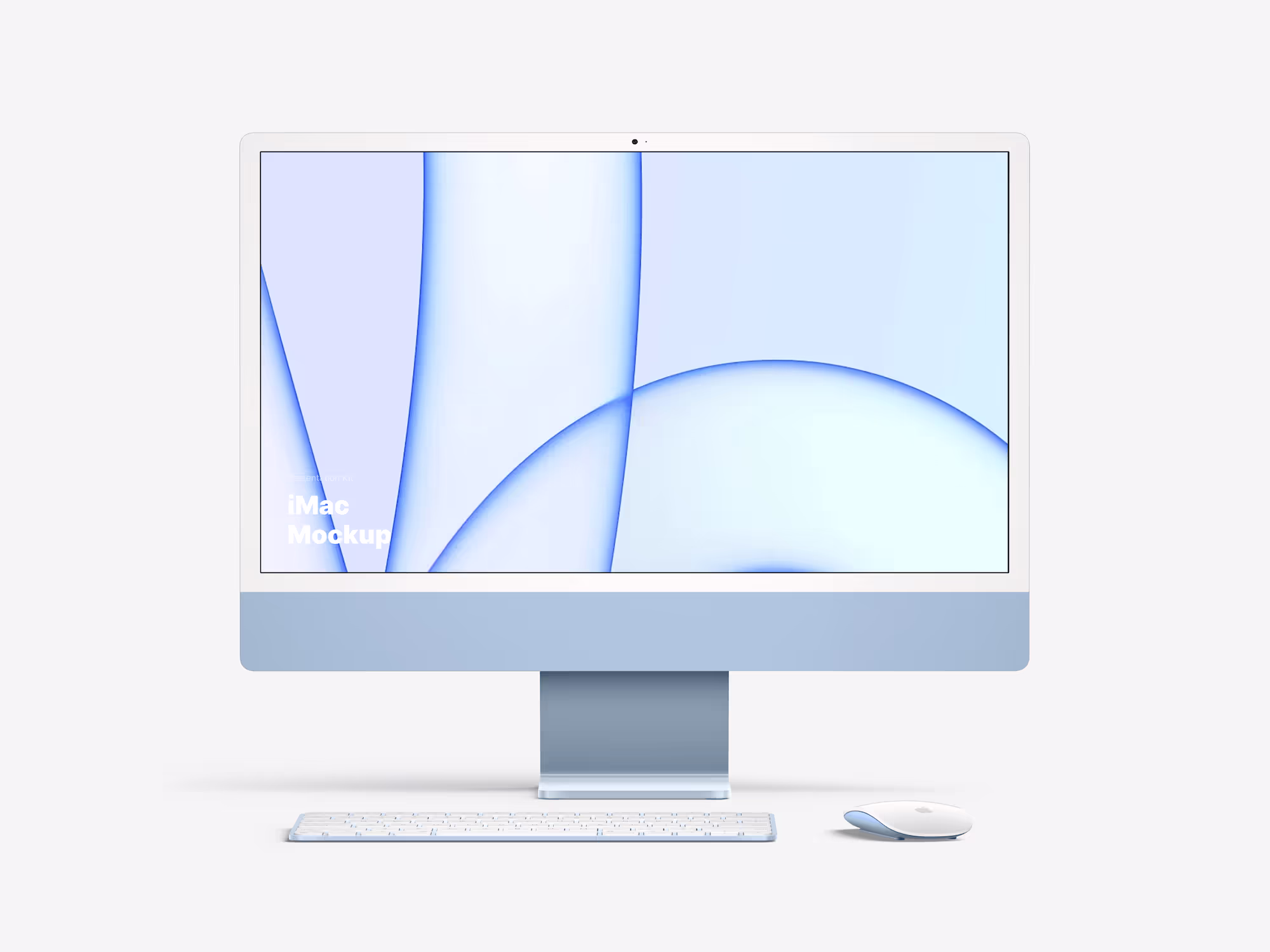 iMac 24-inch Mockups, 01 | Available on ls.graphics