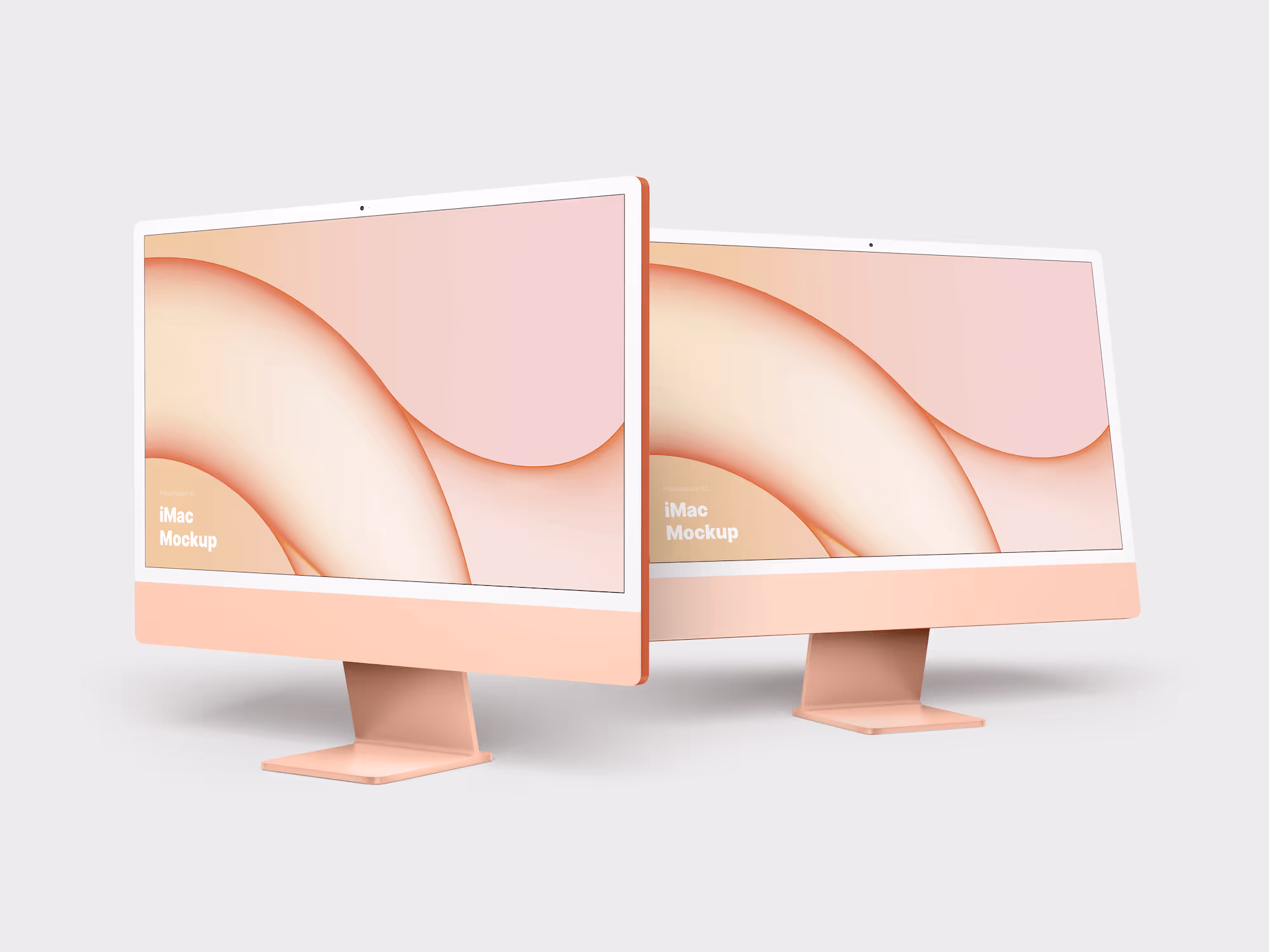 iMac 24-inch Mockups, 12 | Full Resolution File