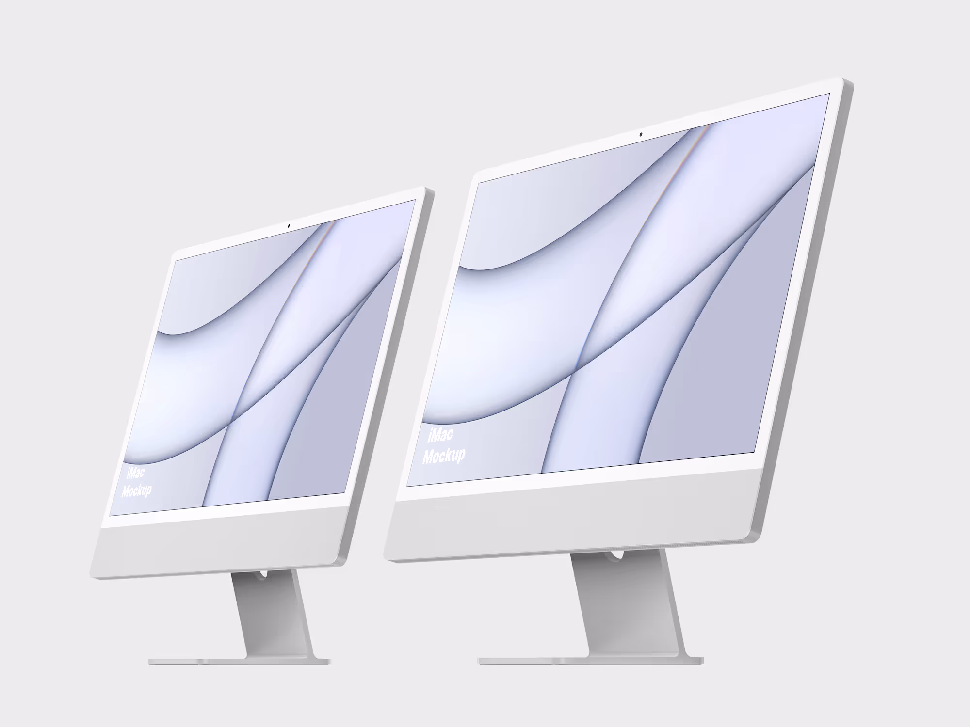 iMac 24-inch Mockups, 11 | High Quality Asset