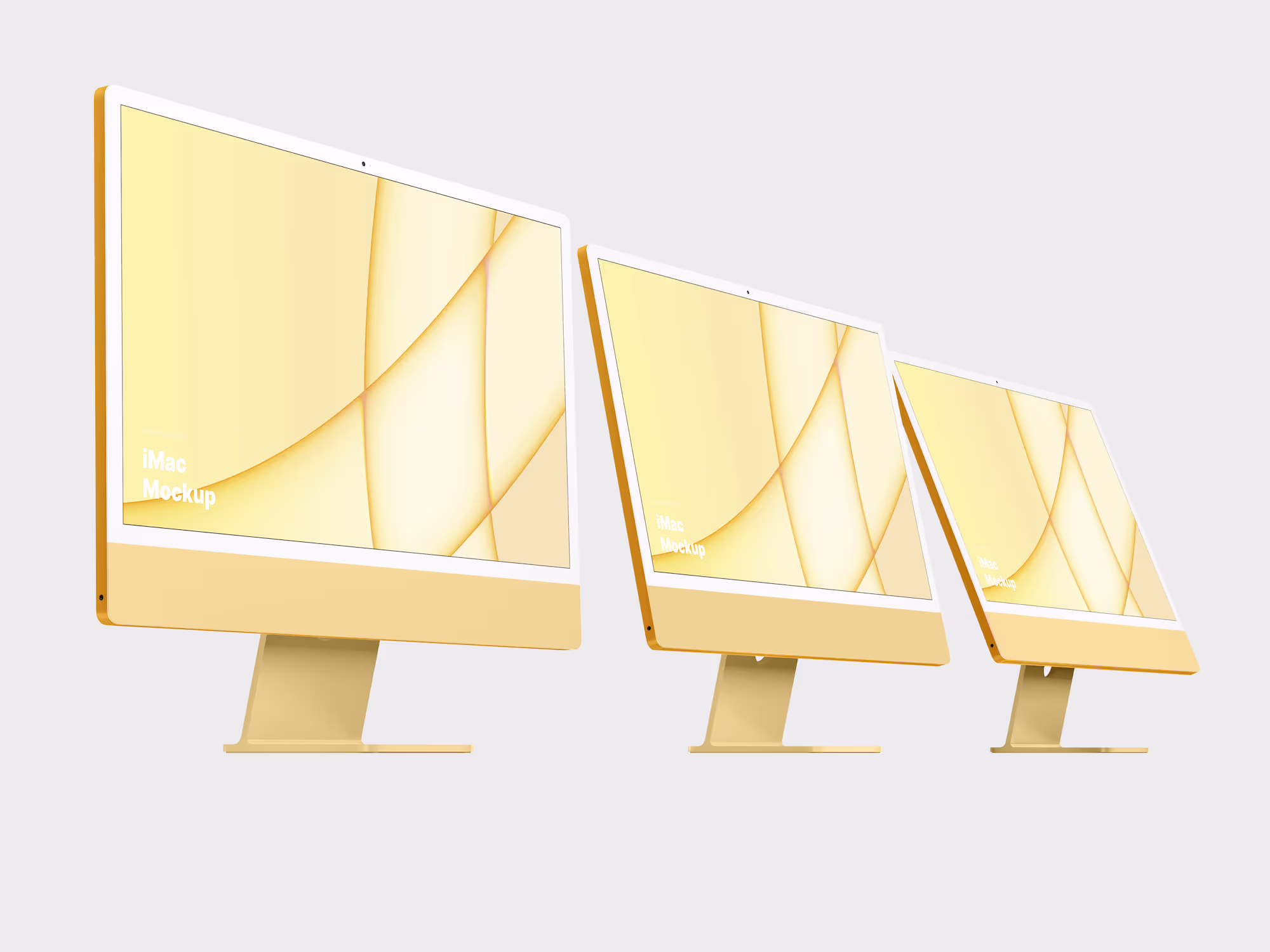 iMac 24-inch Mockups, 14 | Download at ls.graphics
