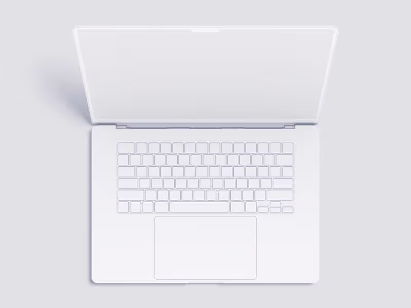 MacBook Pro 16 inch Clay Mockups, 03