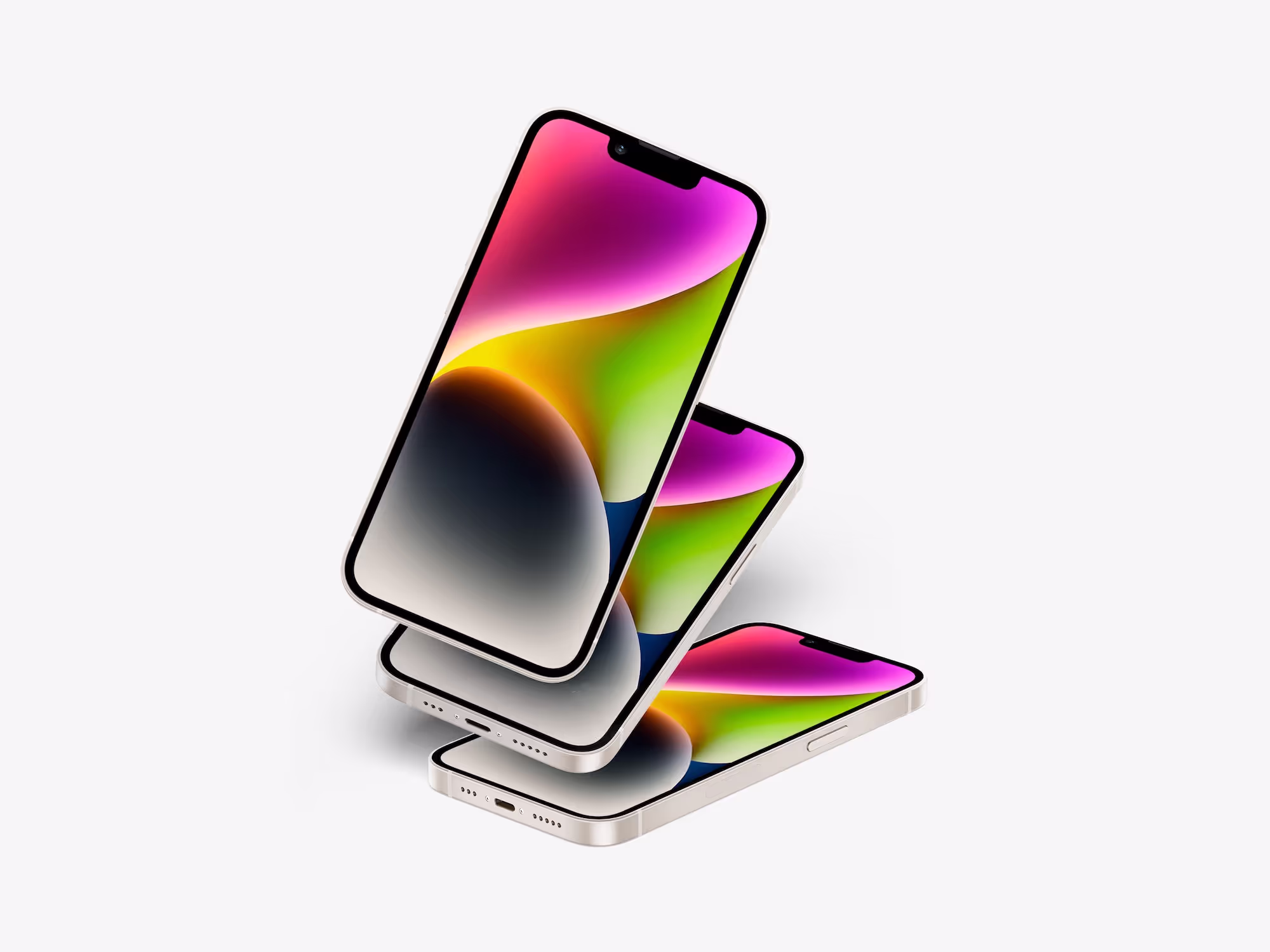 iPhone 14 Mockup, 07 | Available on ls.graphics