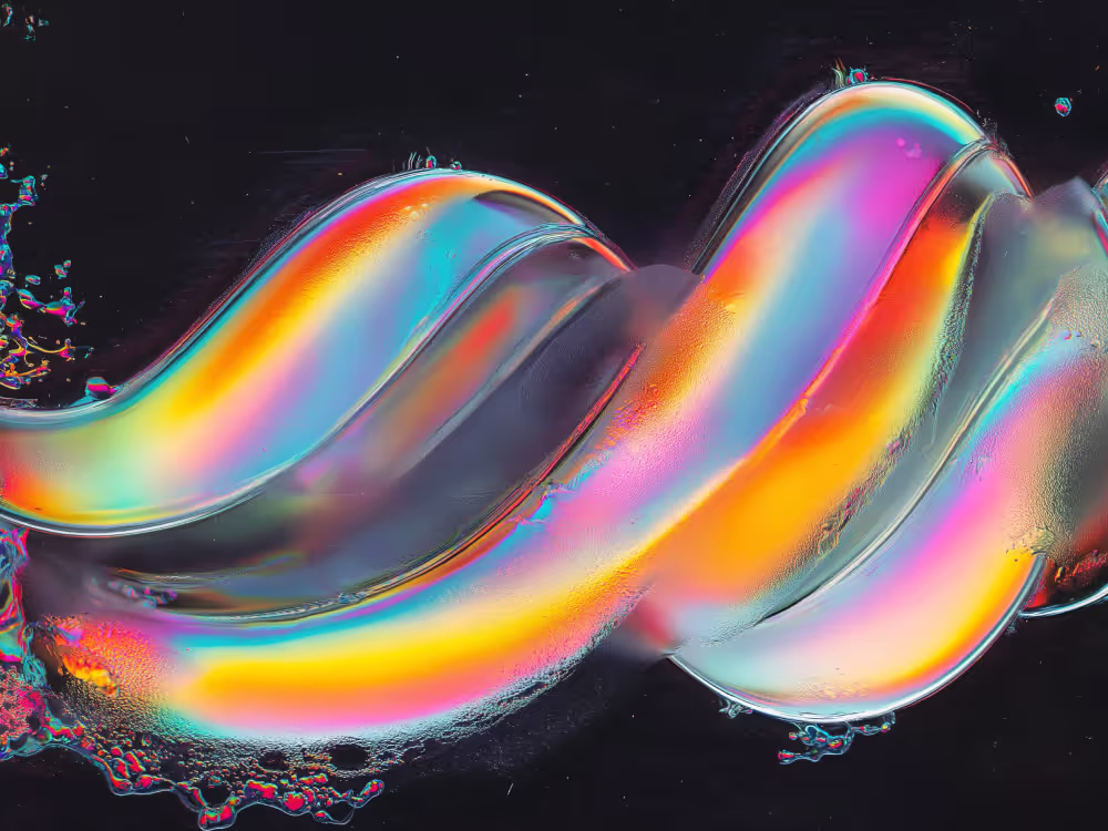 Abstractions - Glow Cascade | Best Seller Template