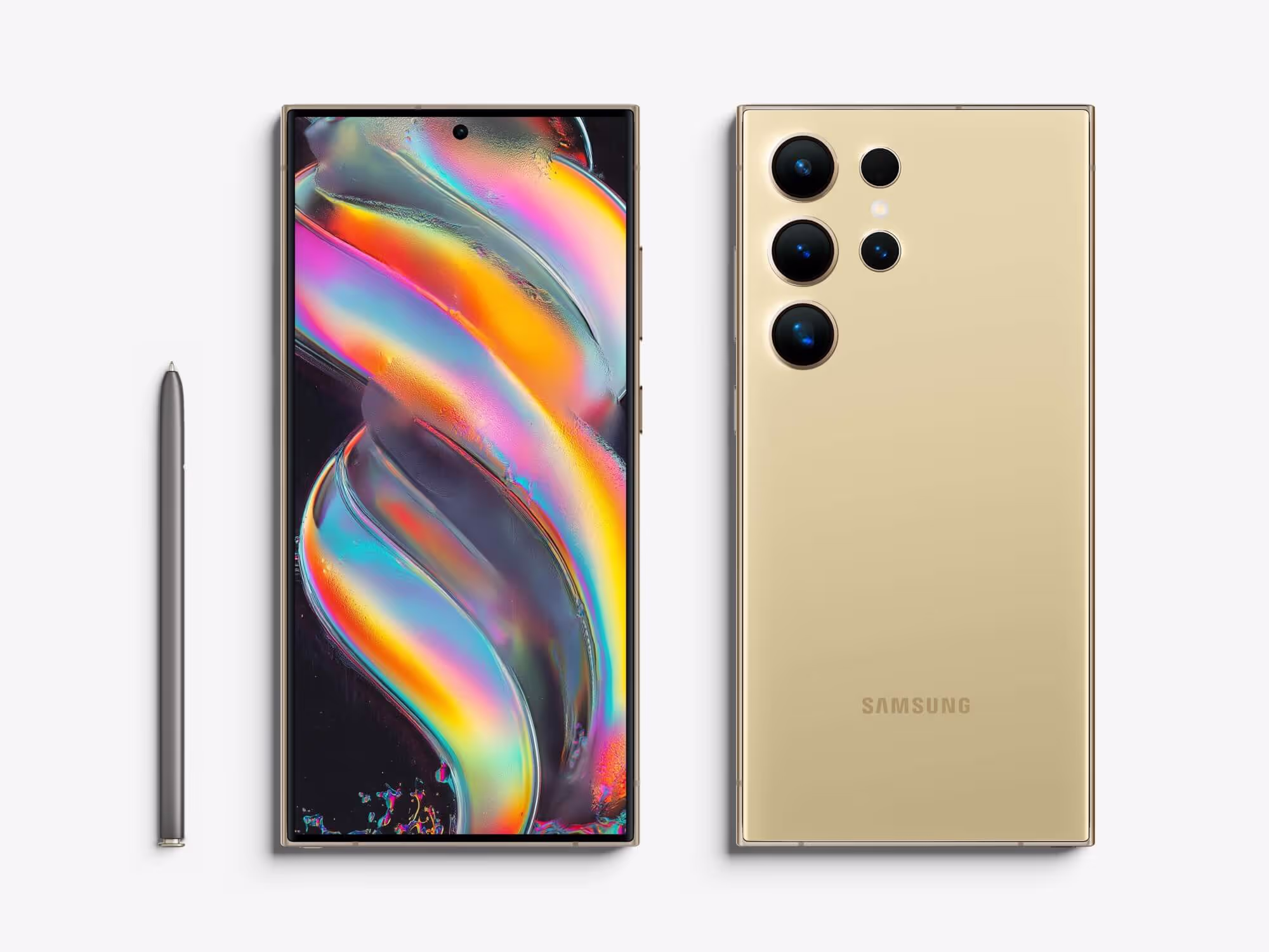 Devices Mockups - Samsung Galaxy S24 Ultra Mockups | Premium Download Ready