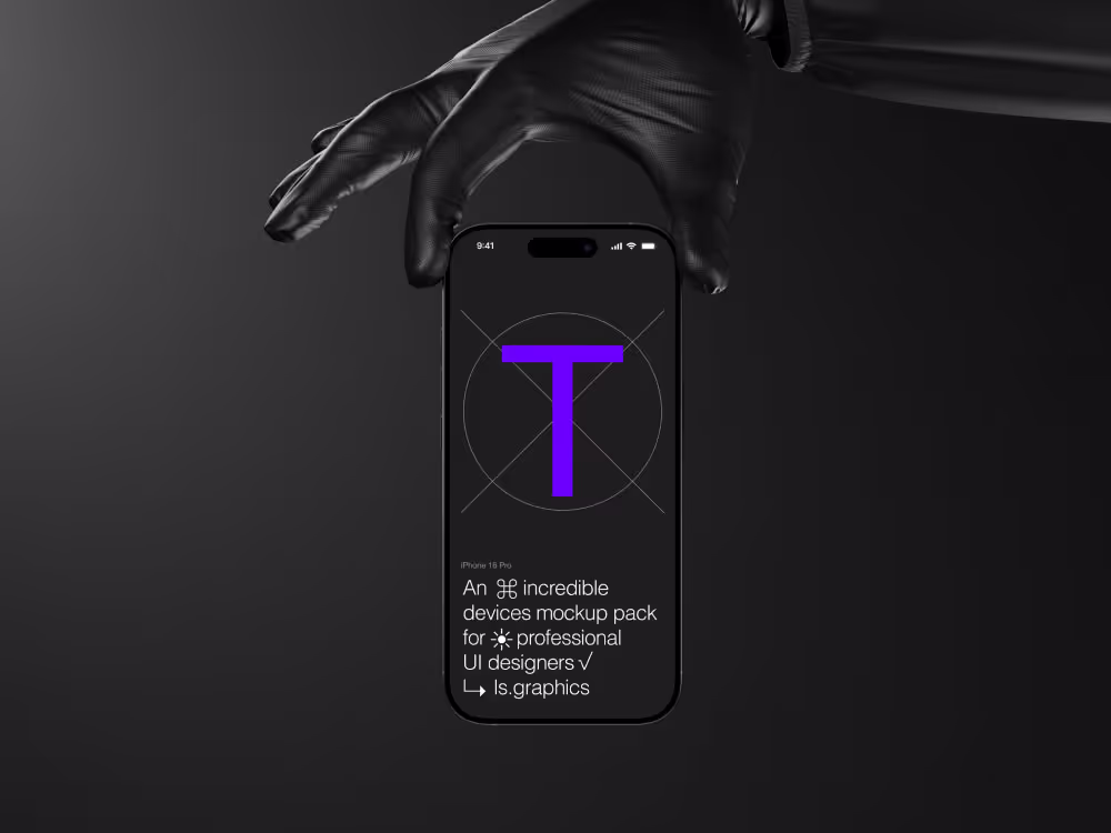 Iphone Mockups - T-Mockups iPhone 16 Pro | Top Selling Mockup