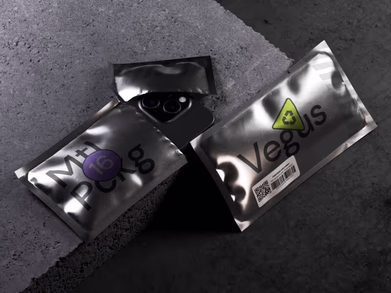 Branding Mockups - Vegus Metallic Package Mockups | Get on ls.graphics Store