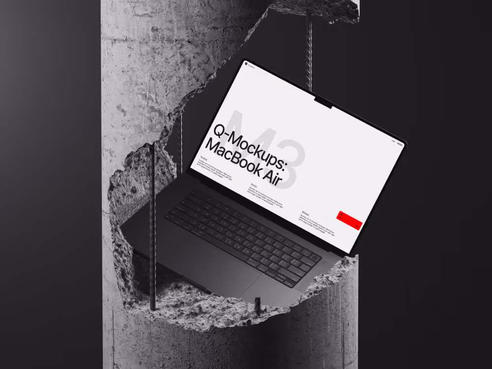 Devices Mockups - Q-Mockups Apple Devices | Commercial Use Allowed