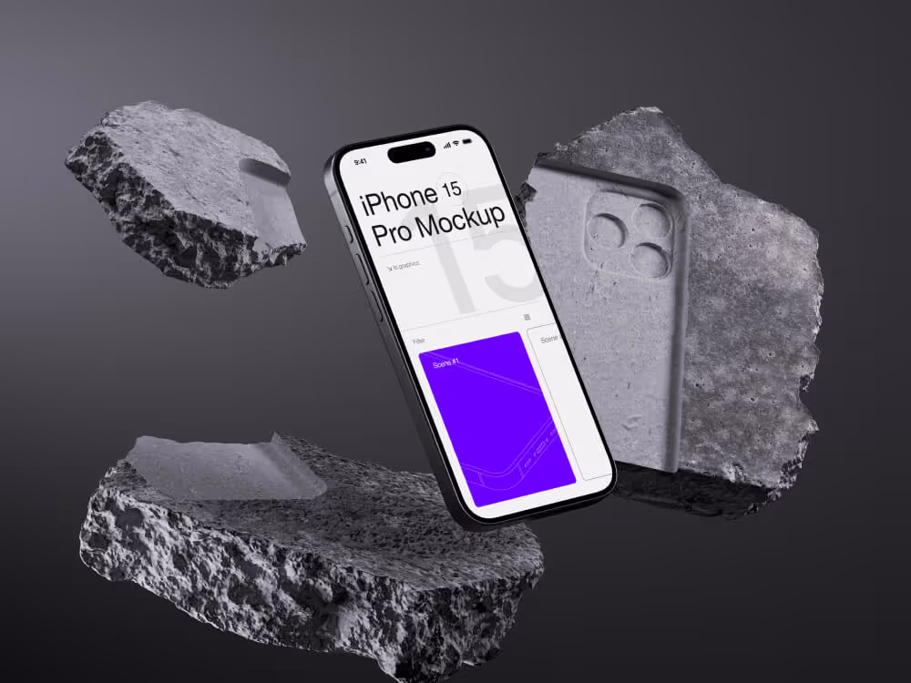 Devices Mockups - Q-Mockups Apple Devices | Premium Quality Files