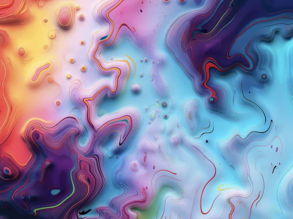Abstractions - Ethereal Swirls | Top Selling Mockup