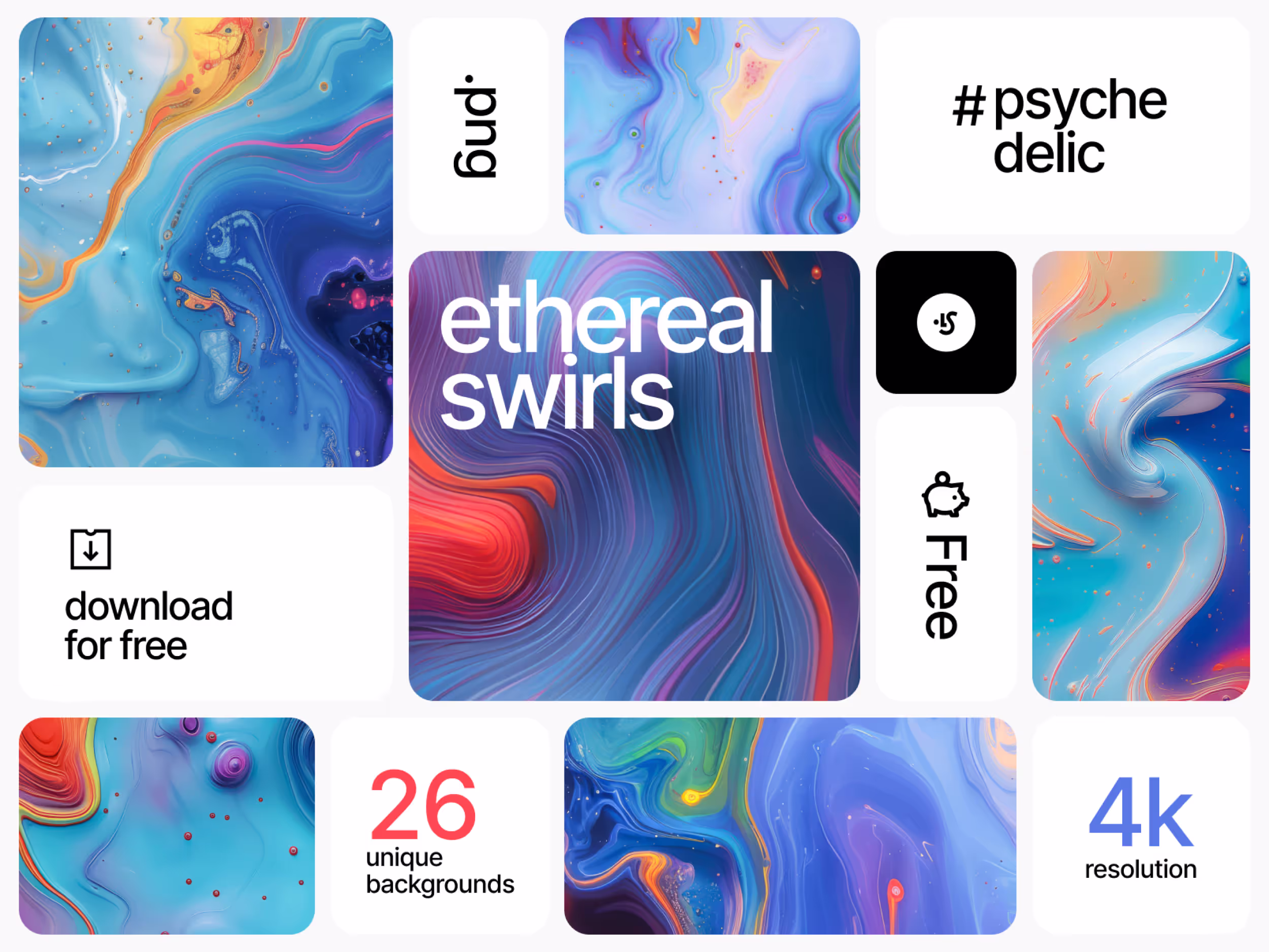Abstractions - Ethereal Swirls | Available on ls.graphics