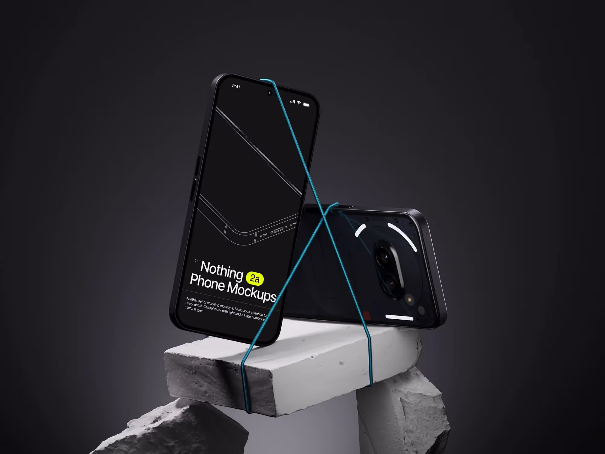 Devices Mockups - N-Mockups Nothing Phone 2a | Pro Design Resource
