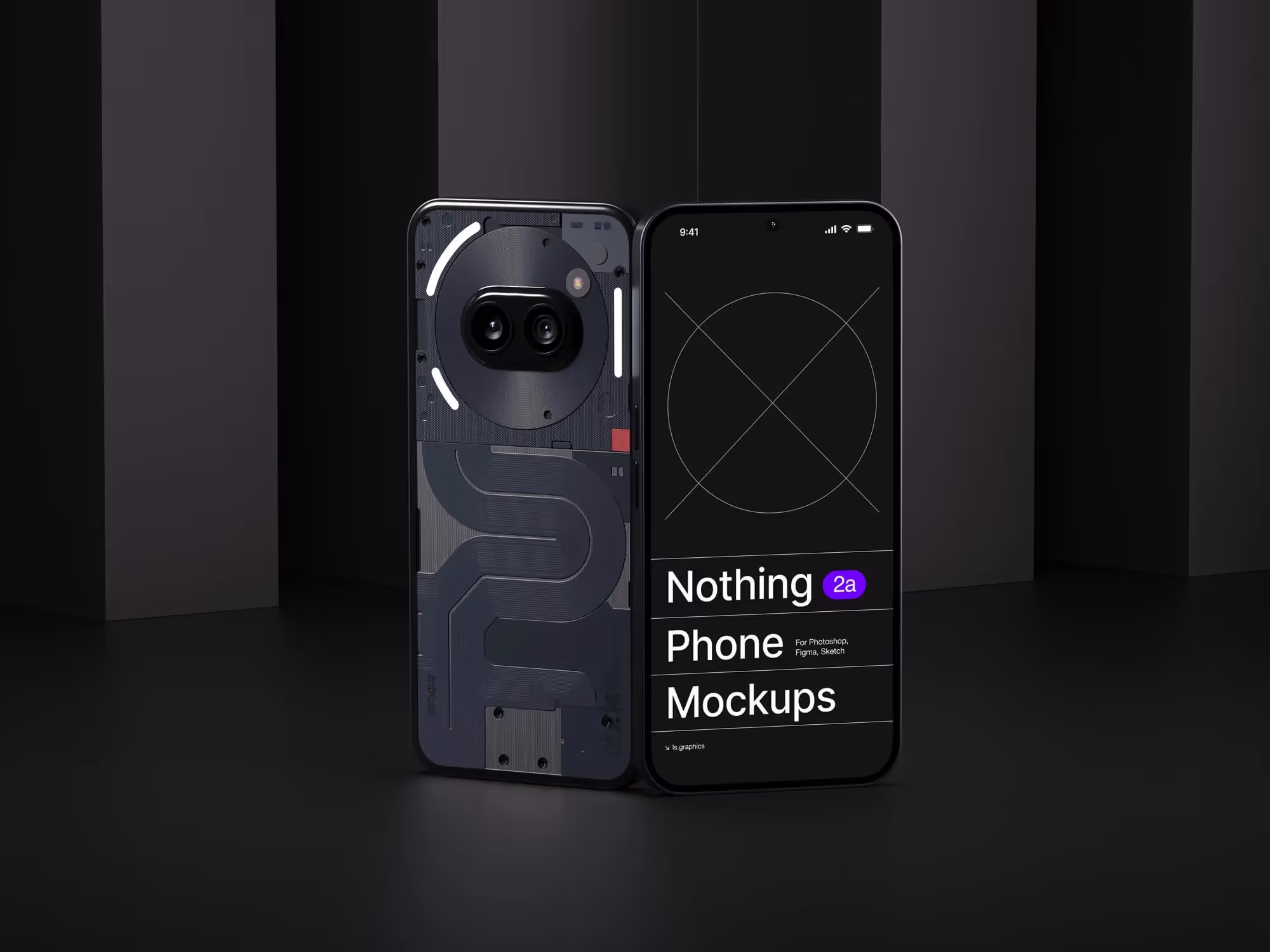 Devices Mockups - N-Mockups Nothing Phone 2a | 4K Resolution Ready
