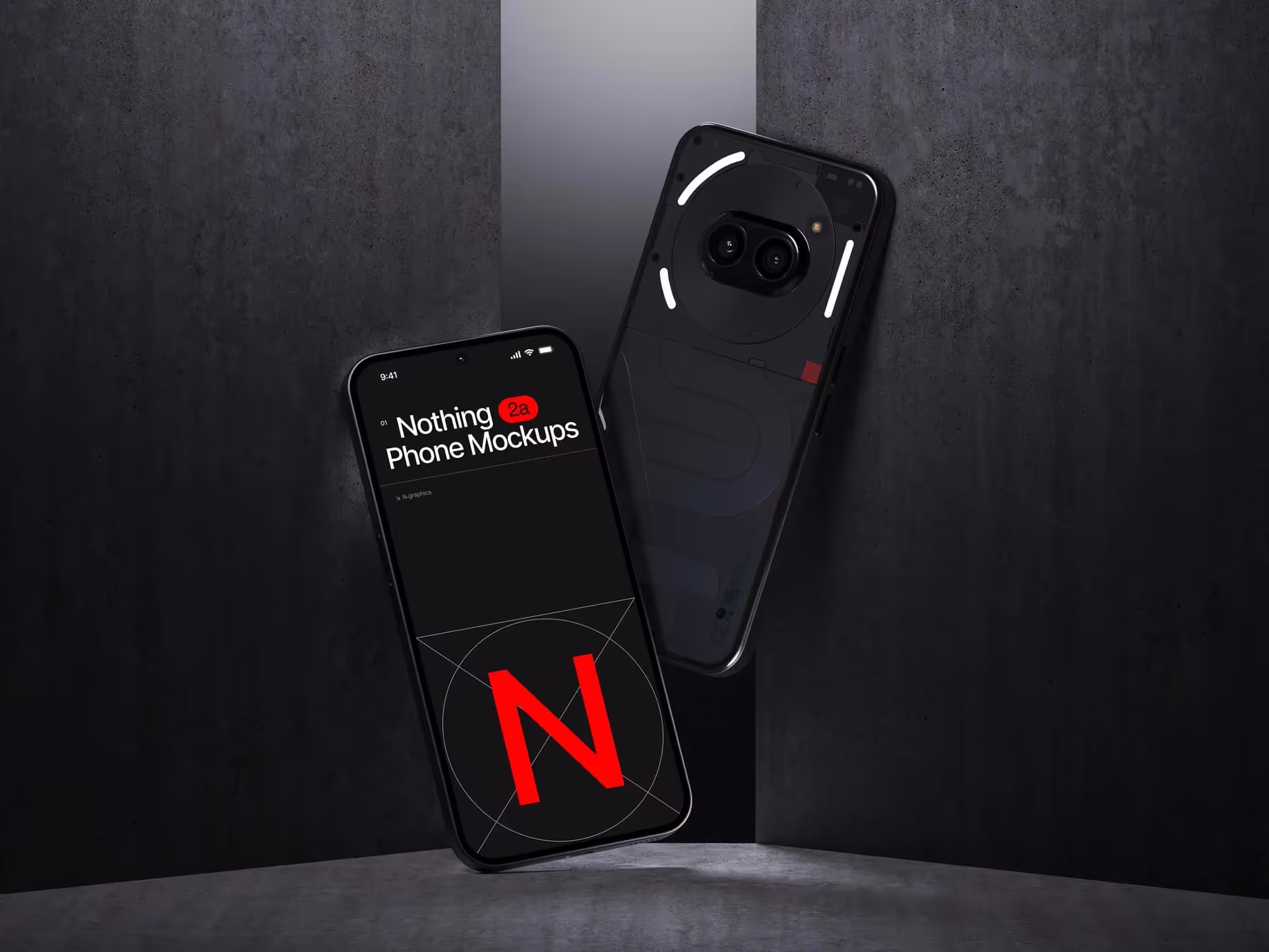 Devices Mockups - N-Mockups Nothing Phone 2a | Commercial License