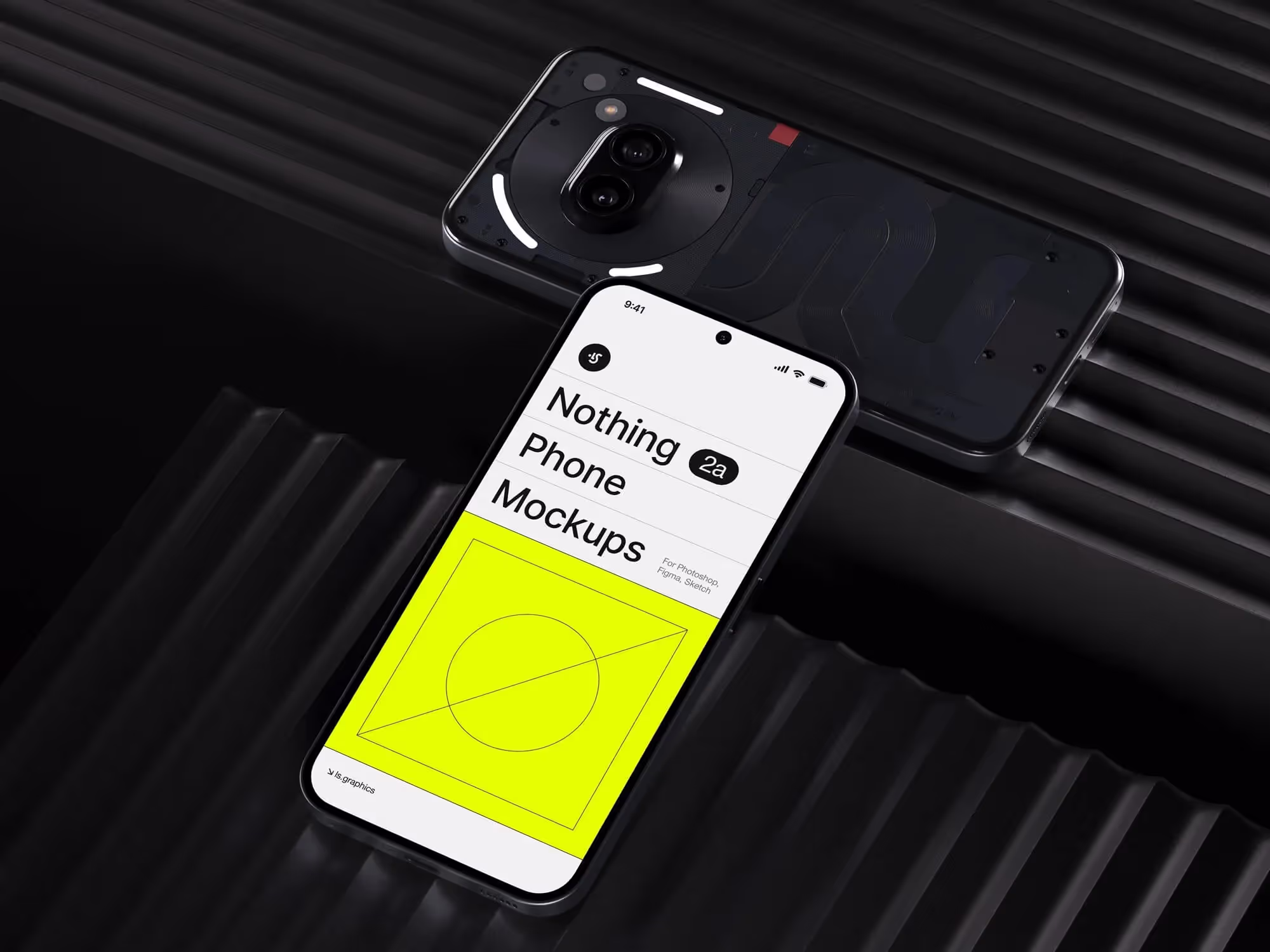 Devices Mockups - N-Mockups Nothing Phone 2a | Premium Quality Files