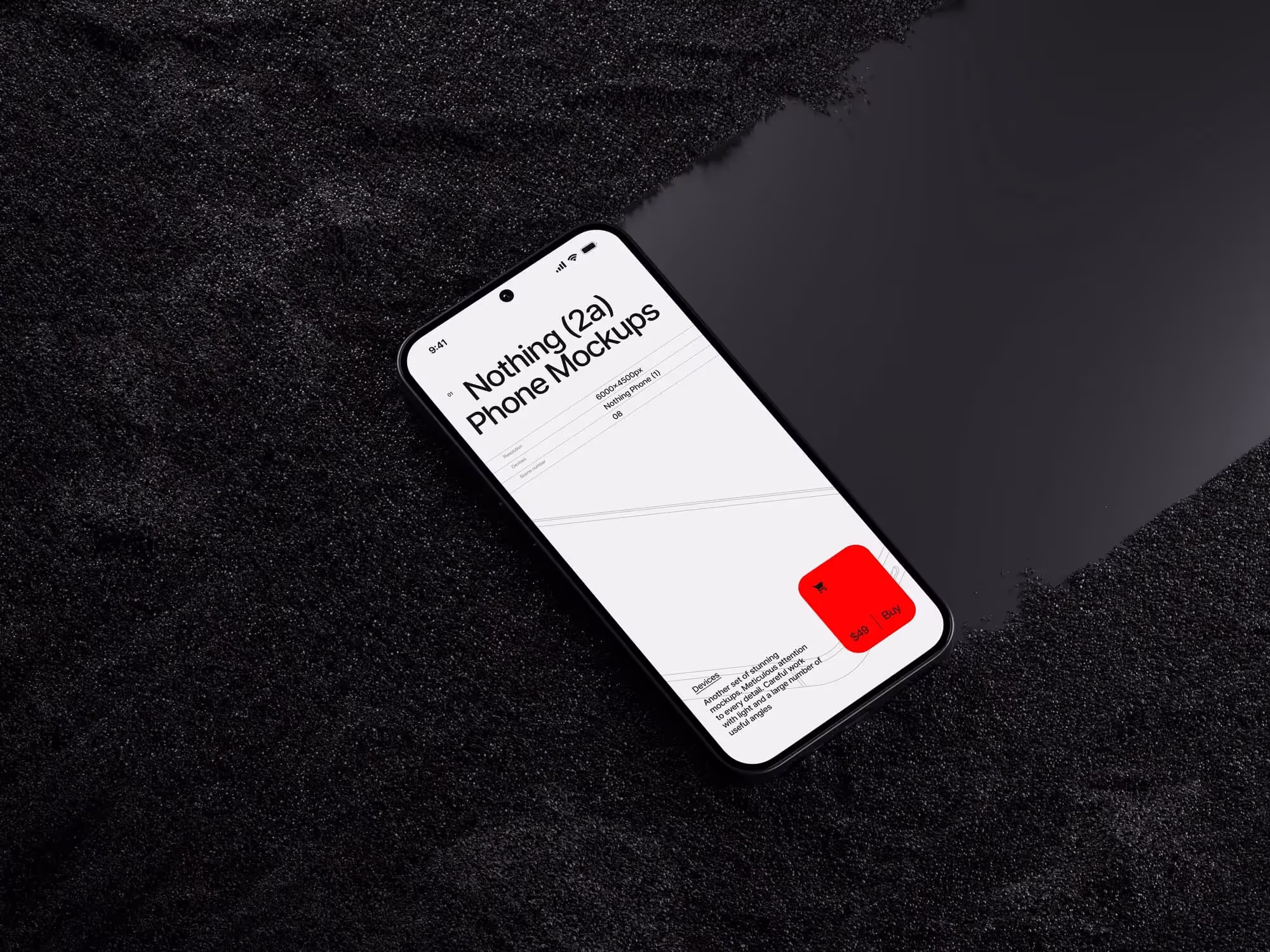 Devices Mockups - N-Mockups Nothing Phone 2a | High Quality Template