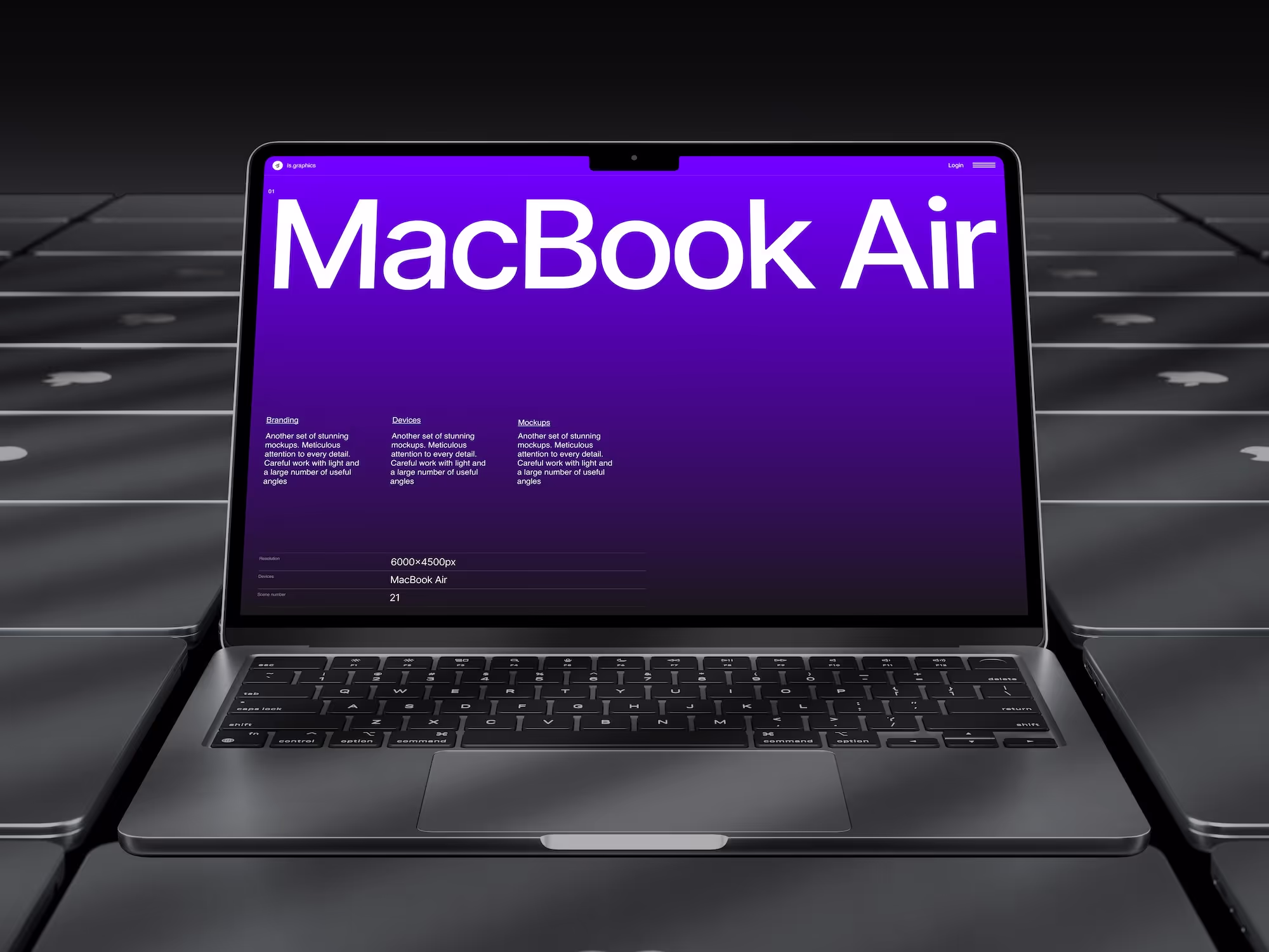 Macos Mockups - L-Mockups MacBook Air | Professional Grade Asset