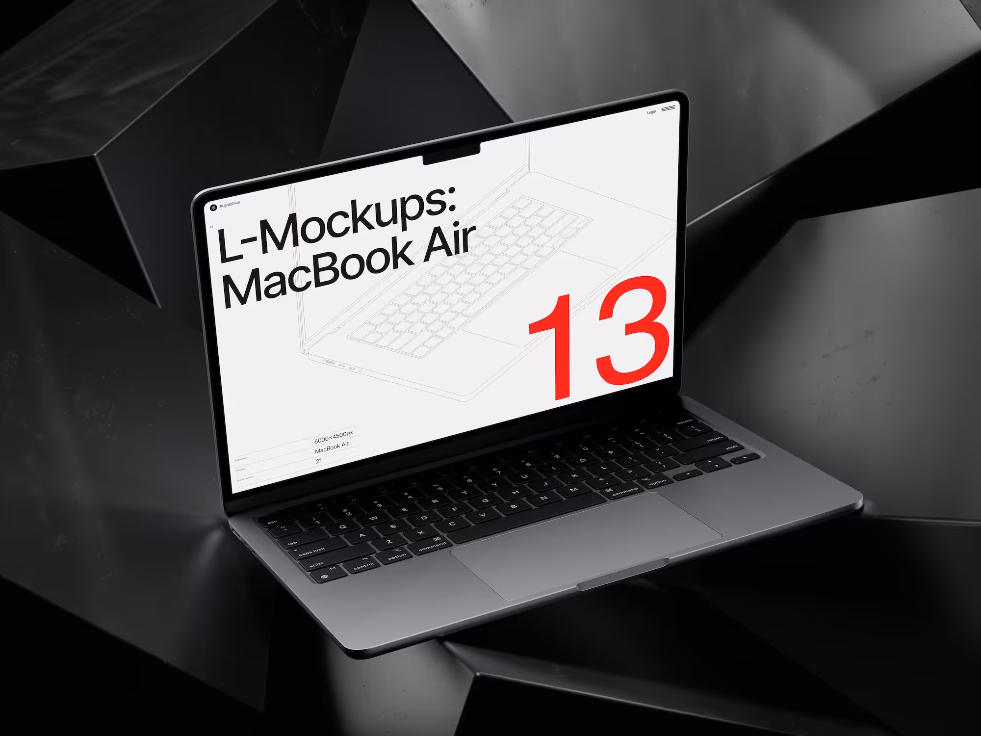 Macos Mockups - L-Mockups MacBook Air | Full Resolution File