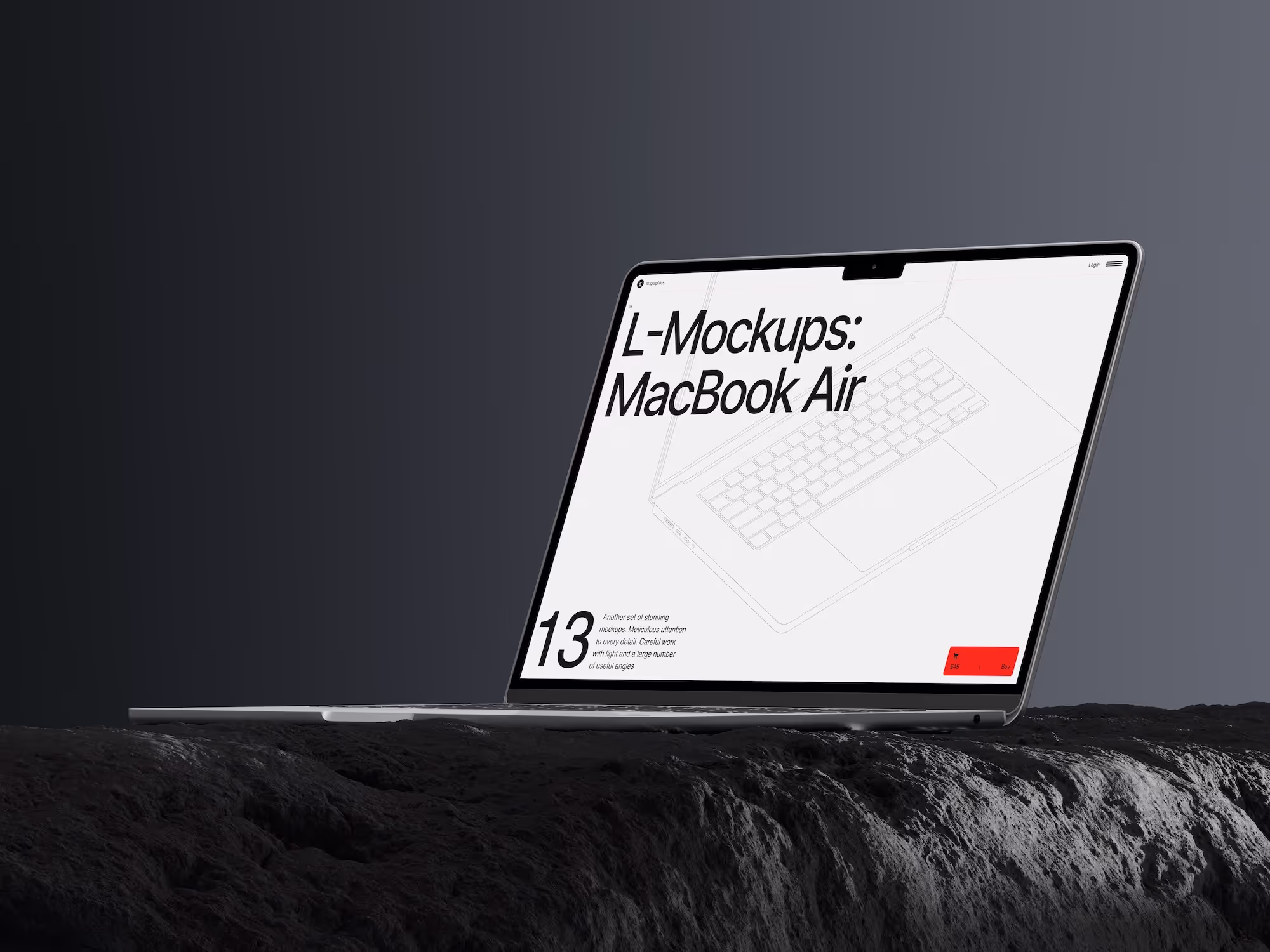 Macos Mockups - L-Mockups MacBook Air | Top Selling Mockup