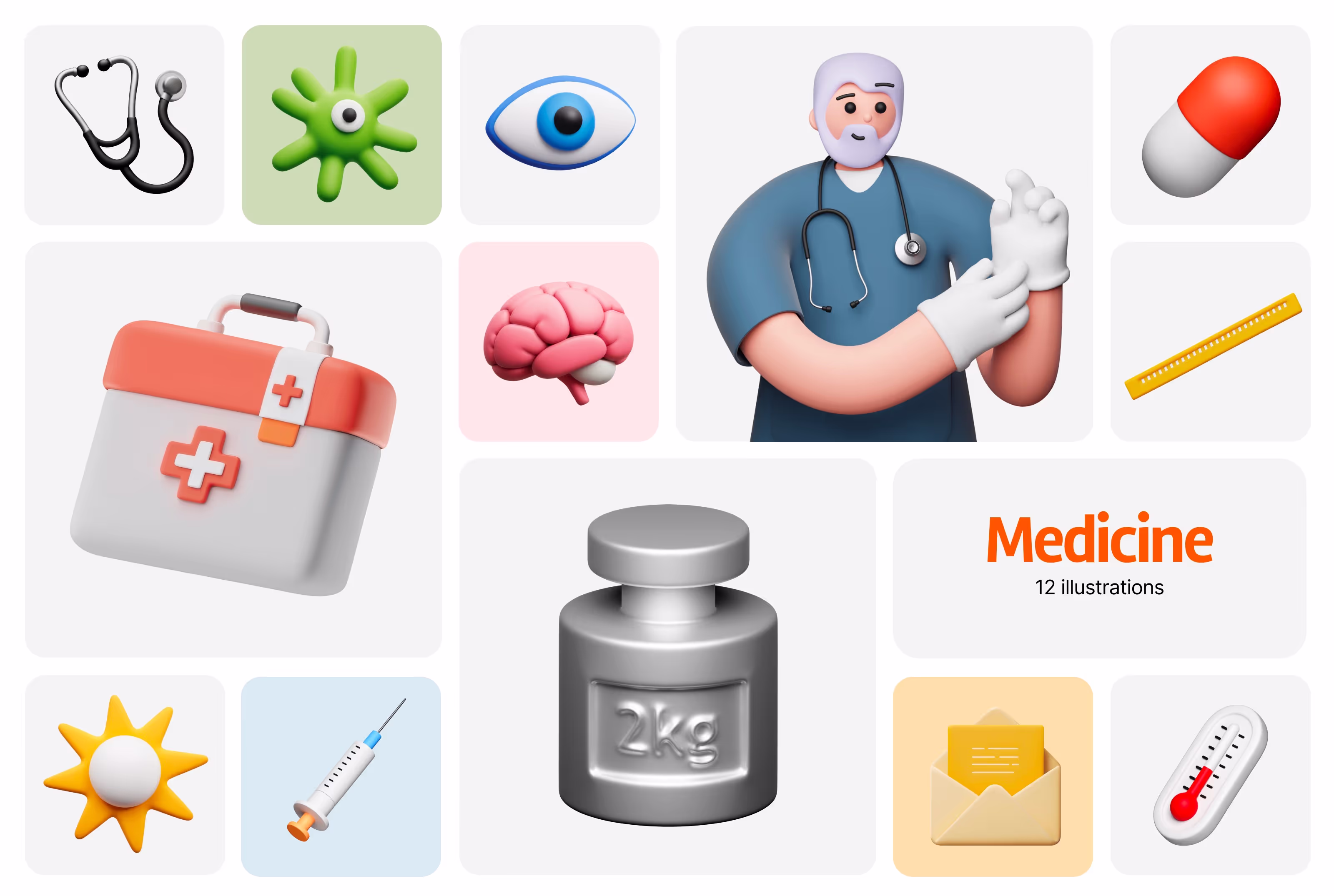 Premium Mockup - Guuulp 20 Illustration Constructor | Pro Design Resource
