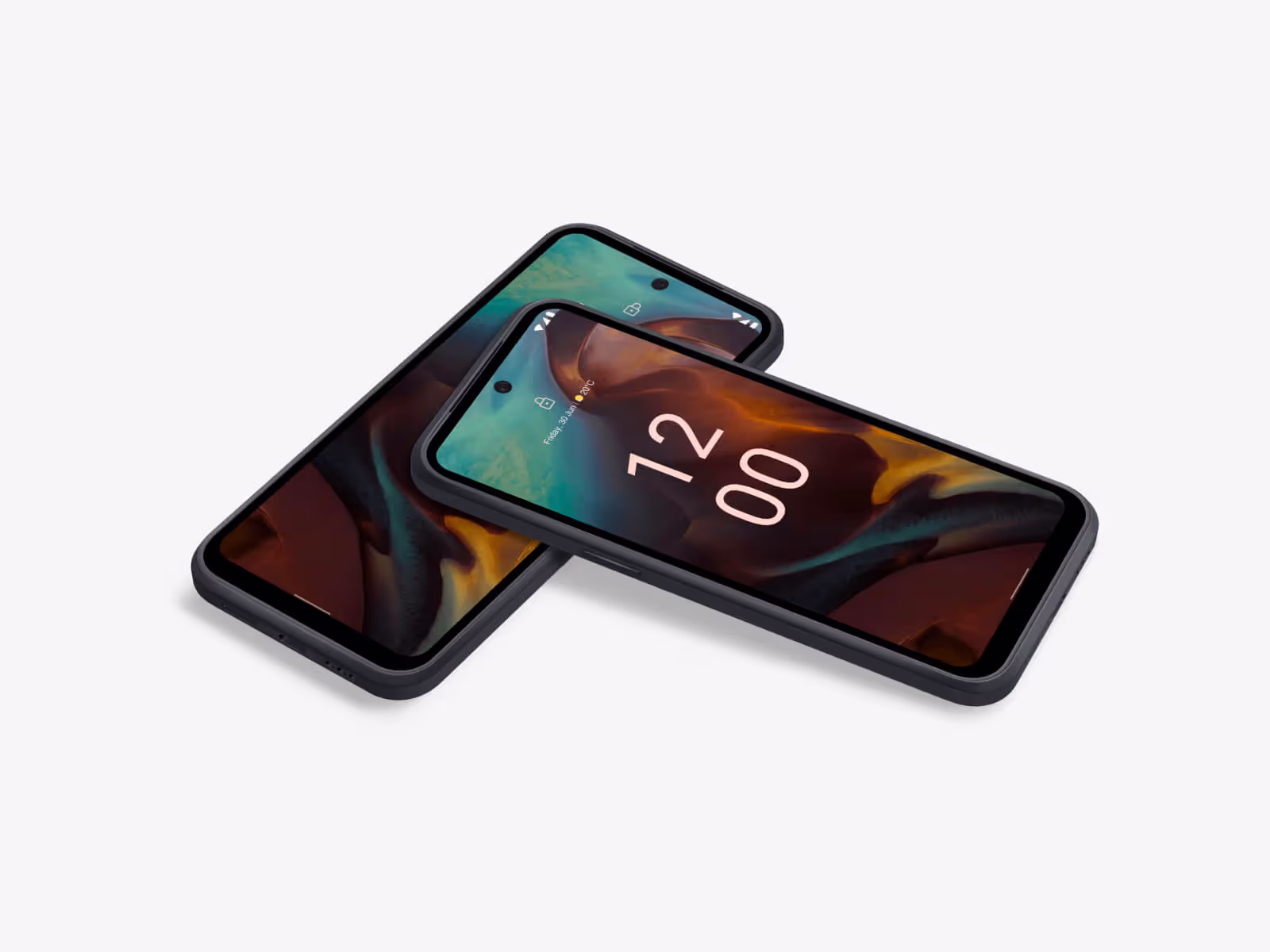 Phone Mockups - Nokia XR21 Mockups | Available on ls.graphics