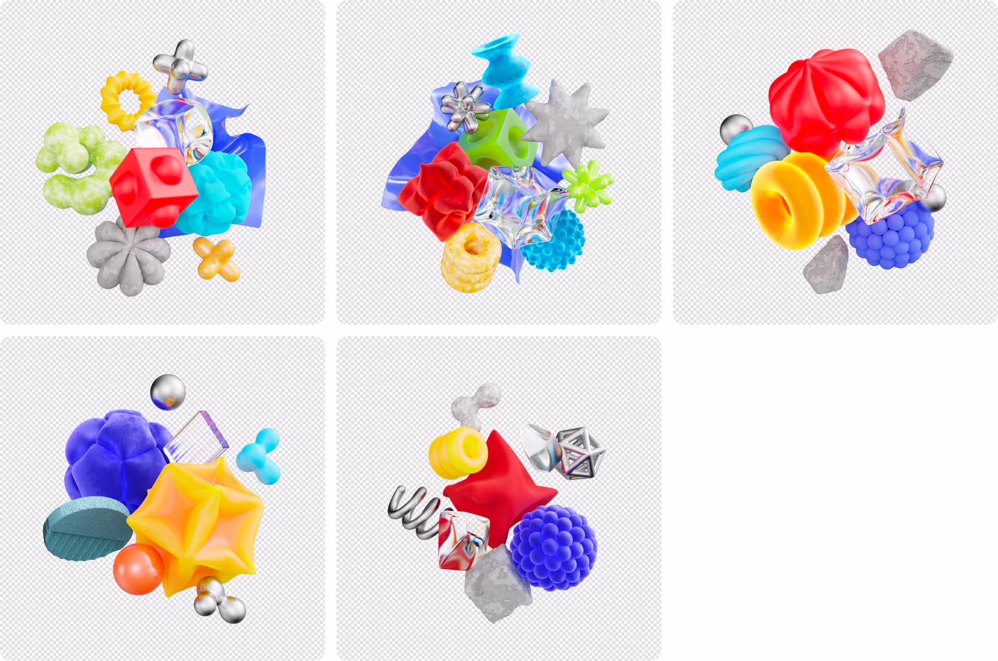 Abstractions - Shaaapes 3d Abstractions | Commercial Use Allowed
