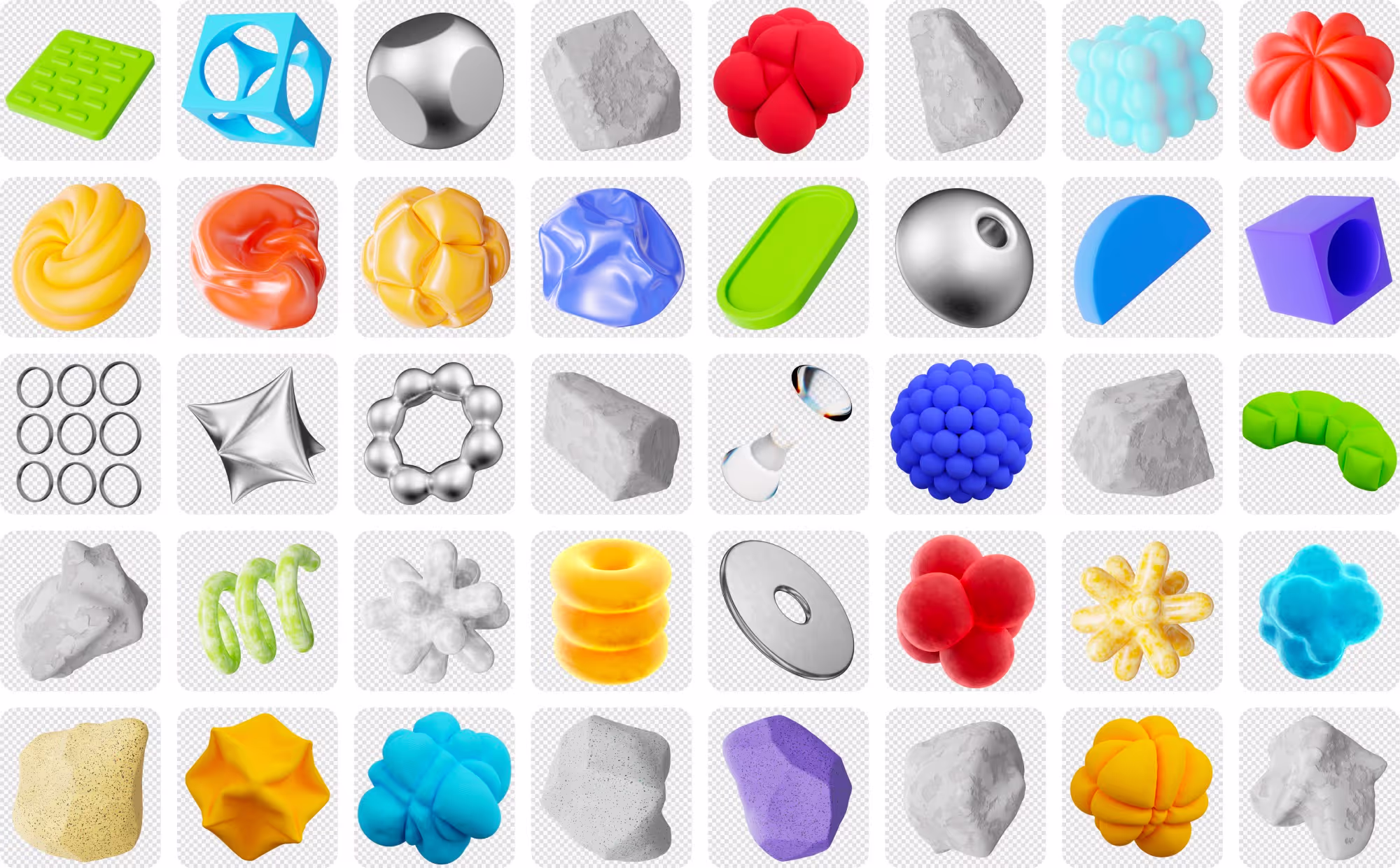 Abstractions - Shaaapes 3d Abstractions | Premium Download Ready