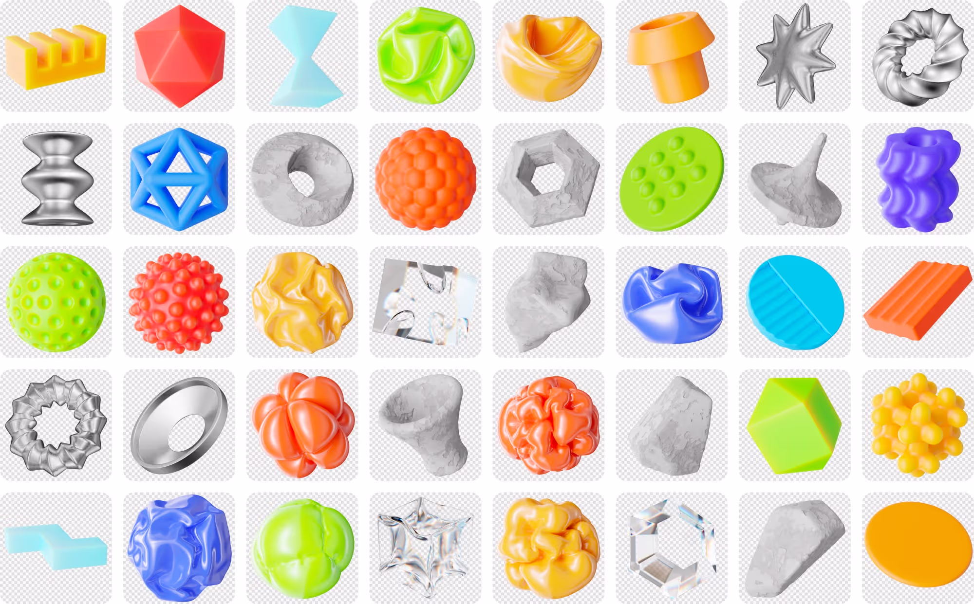 Abstractions - Shaaapes 3d Abstractions | Get on ls.graphics Store