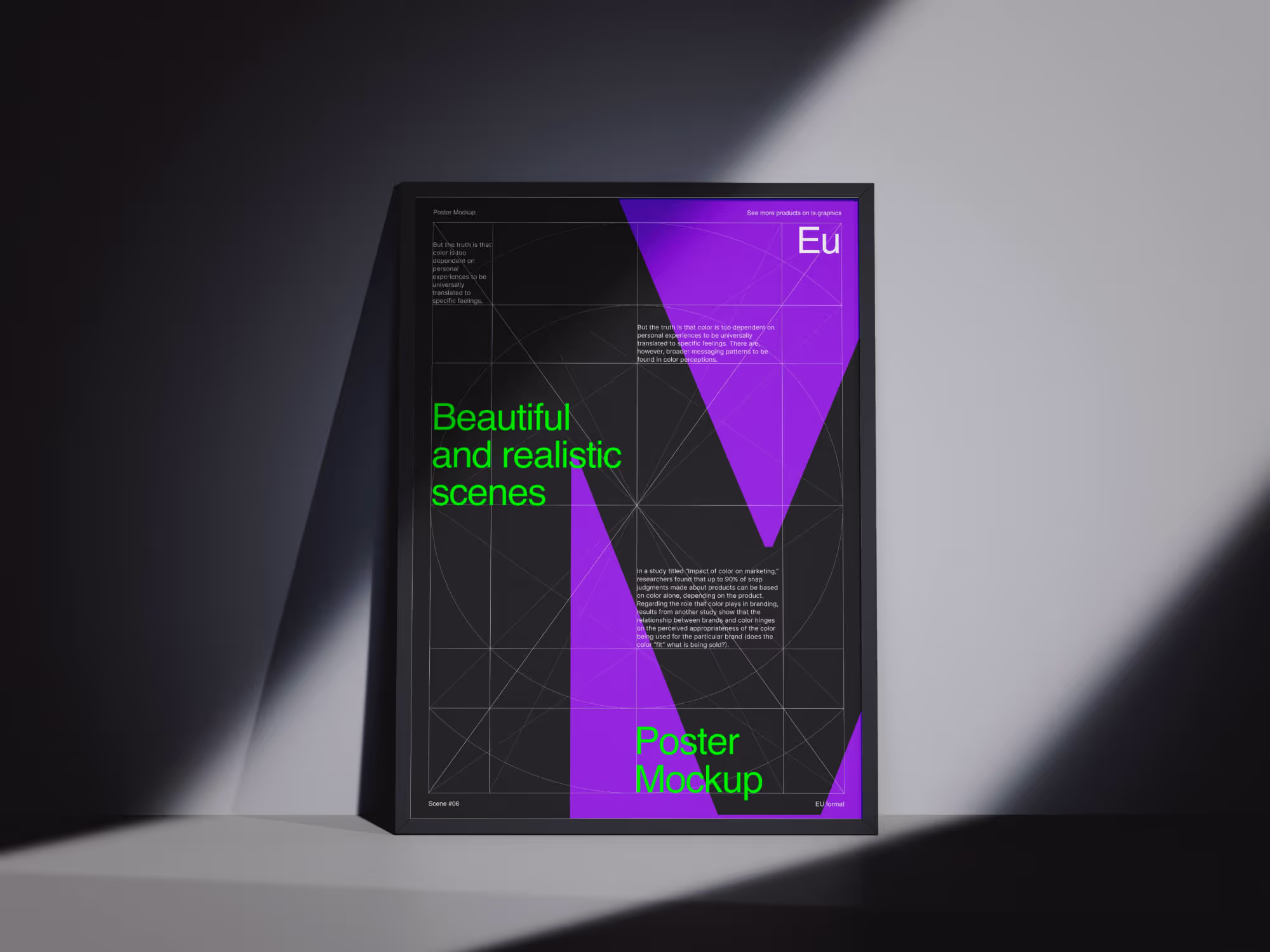 Poster Mockups - Ouzen Frame Mockups | Download at ls.graphics