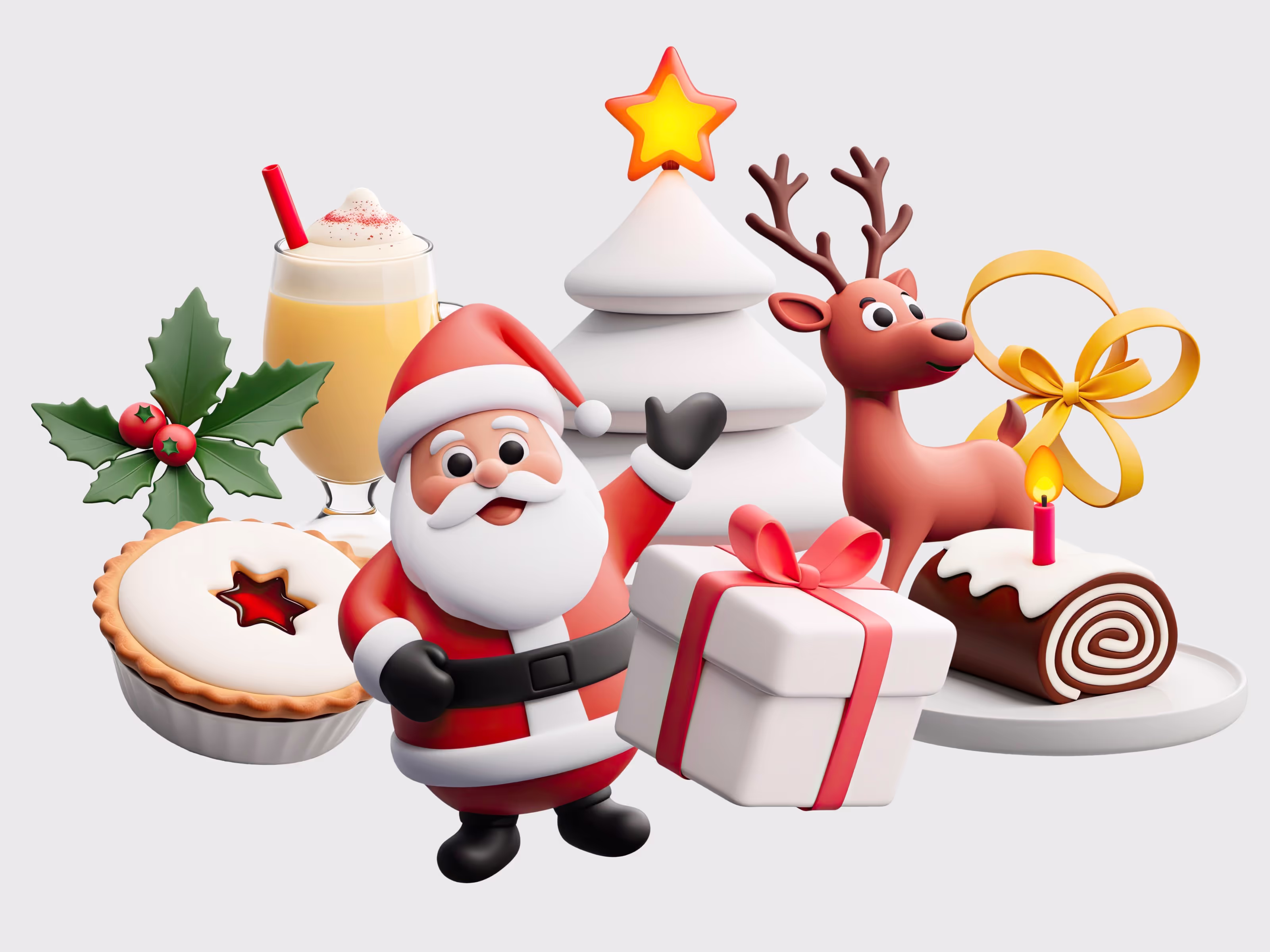 Premium Mockup - Christmas Icons | Download at ls.graphics