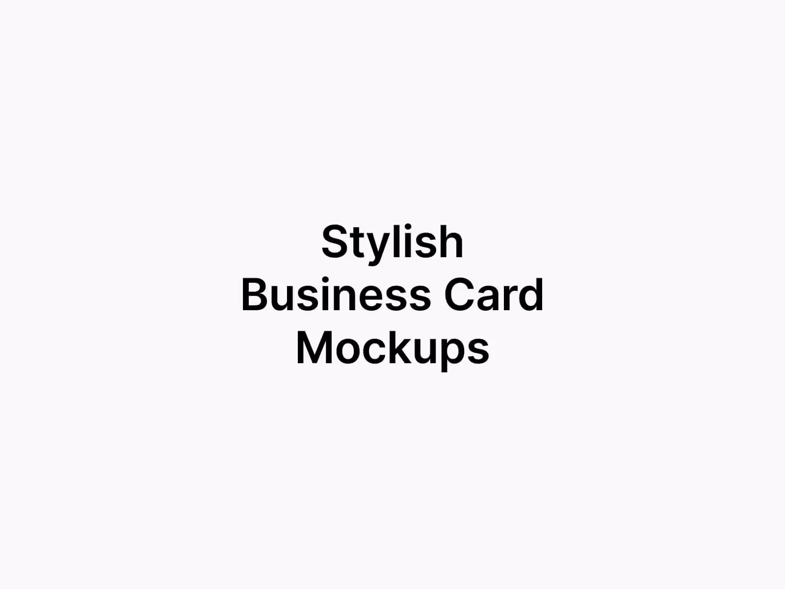Business Card Mockup - Ayon | Get on ls.graphics Store