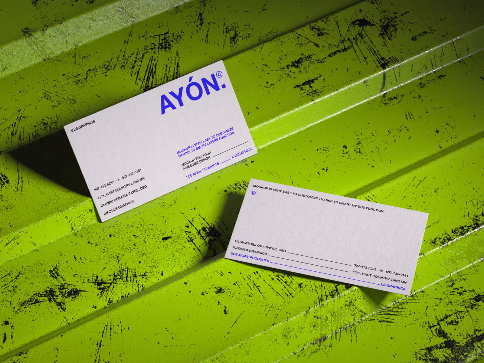 Business Card Mockup - Ayon | Best Commercial Version