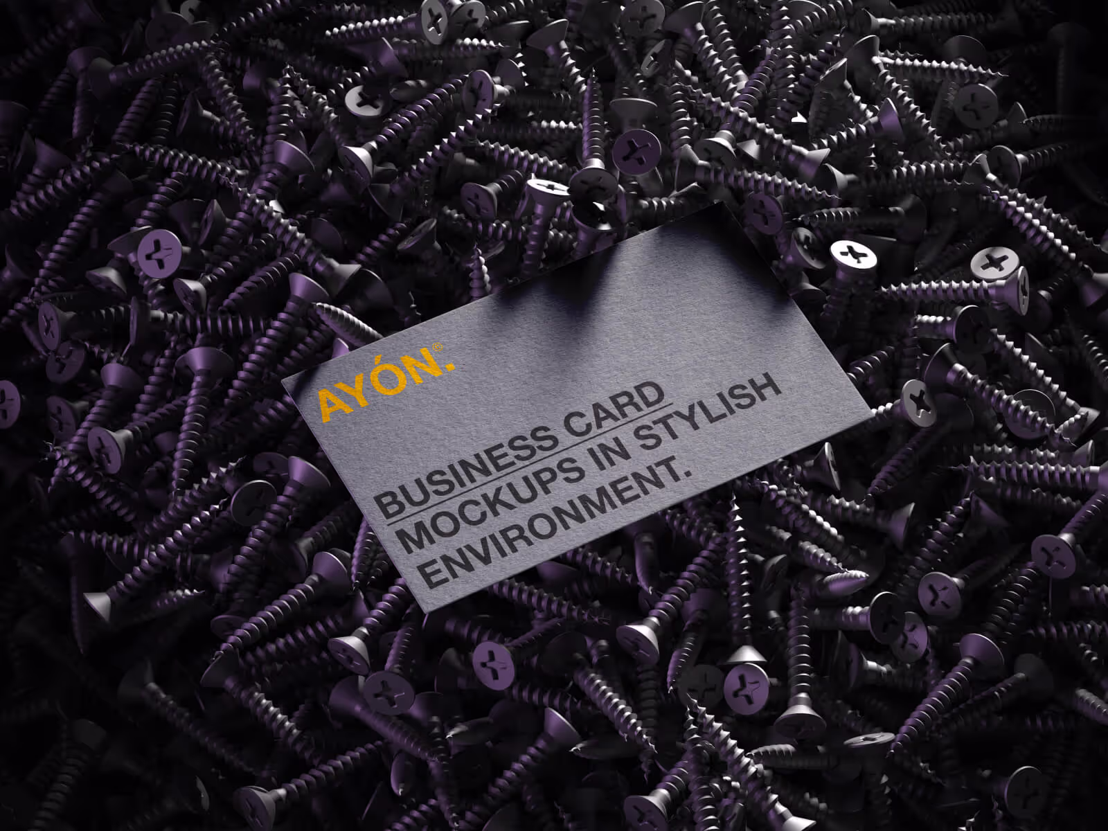 Business Card Mockup - Ayon | Available on ls.graphics