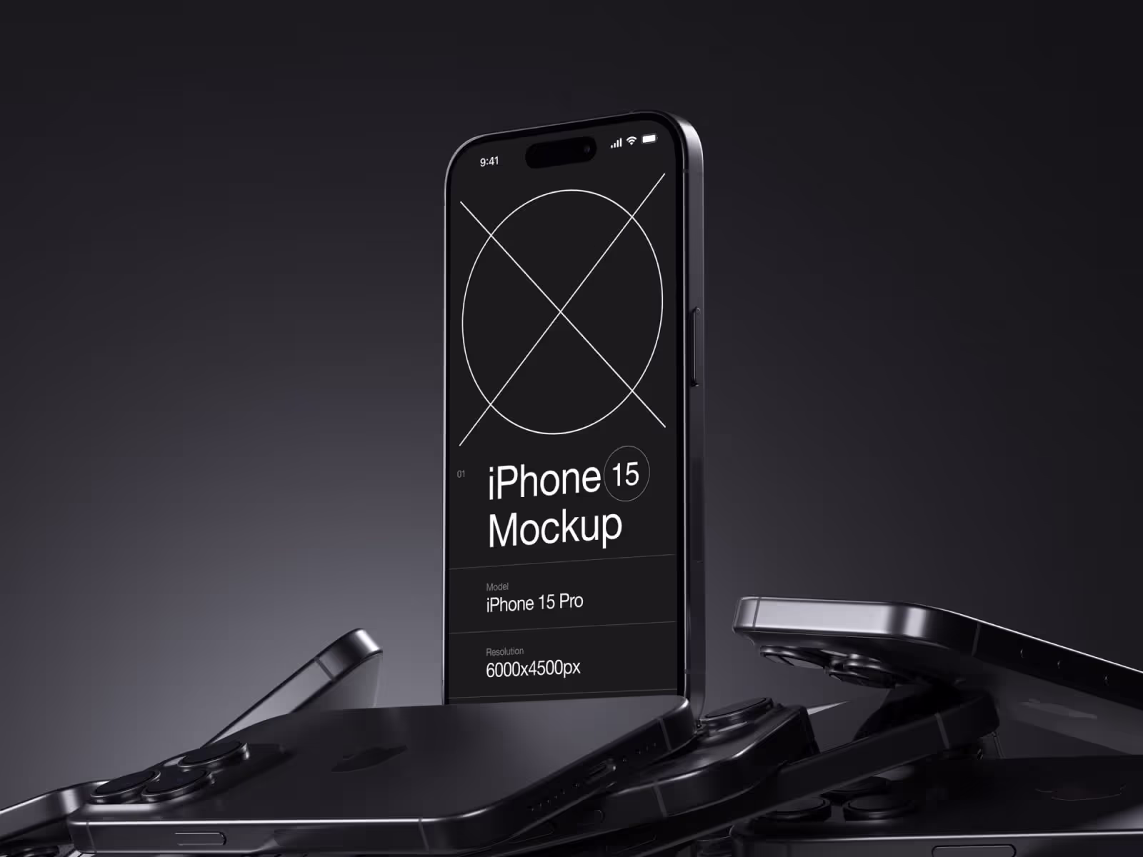 Apple Mockups - I-Mockups iPhone 15 Pro | Available on ls.graphics