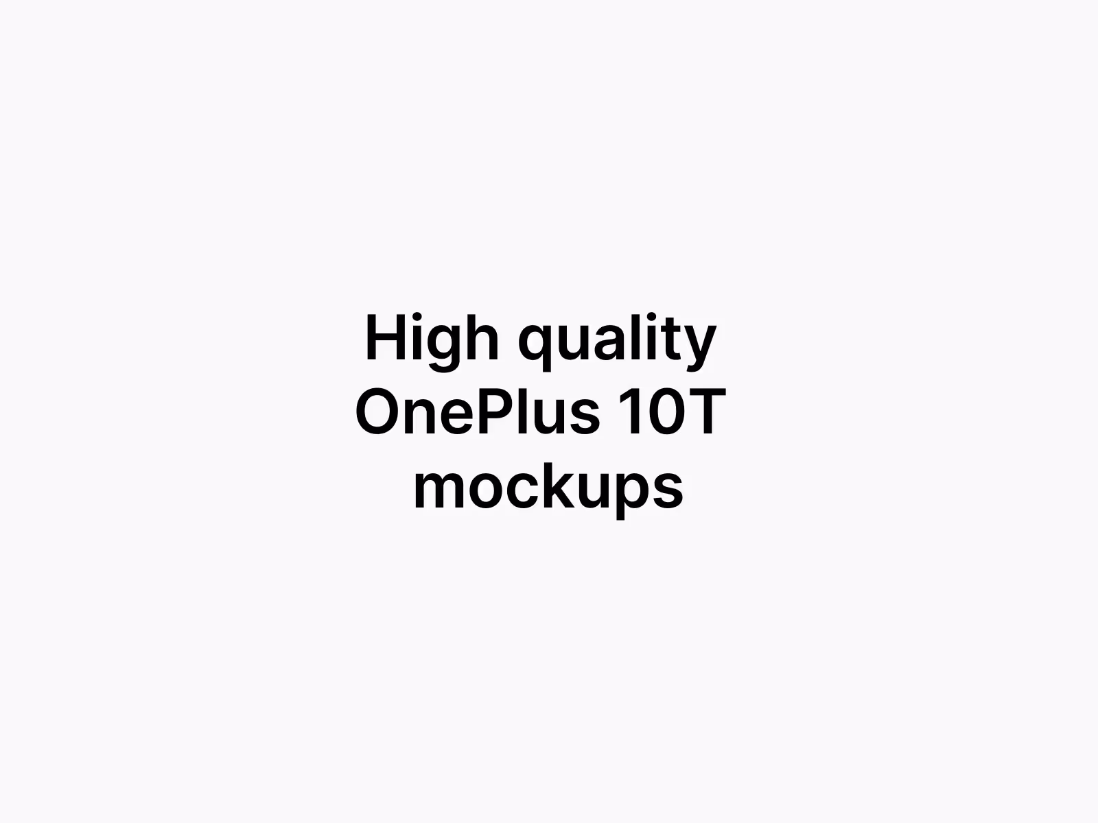 Android Mockups - OnePlus 10T Mockups | Get on ls.graphics Store