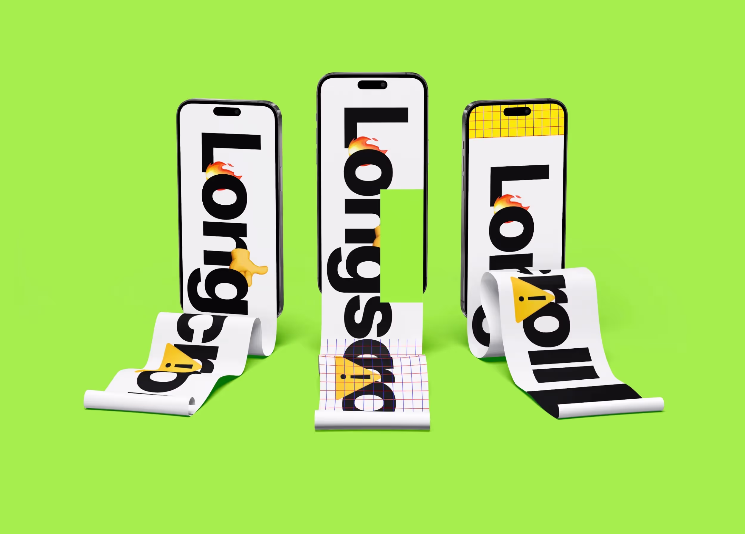 Iphone Mockups - iPhone 14 Pro Longscroll Mockups | Download at ls.graphics