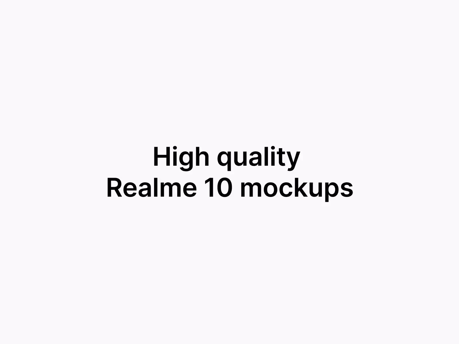 Android Mockups - Realme 10 Mockups | Get on ls.graphics Store