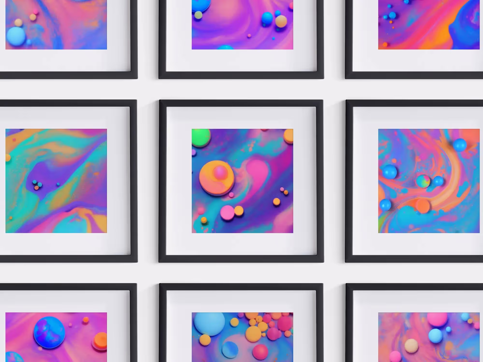 Abstractions - Acryl Abstractions | Available on ls.graphics