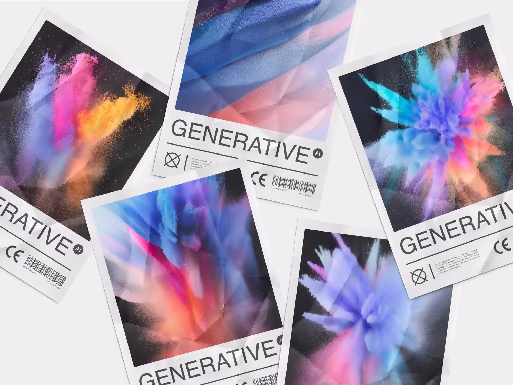 Abstractions - Powder Abstractions | High Quality Template