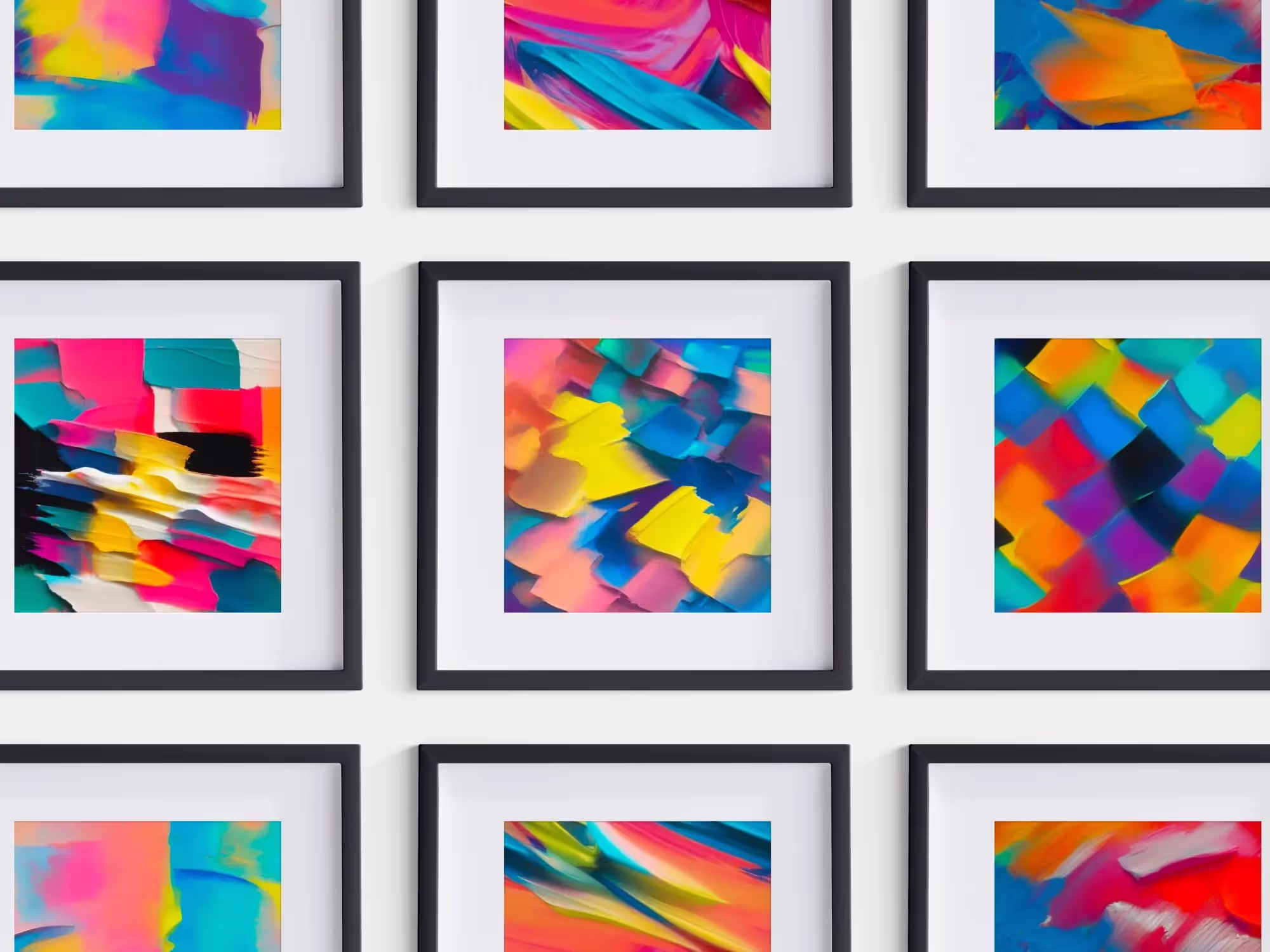 Abstractions - Paint Strokes Abstractions | Available on ls.graphics