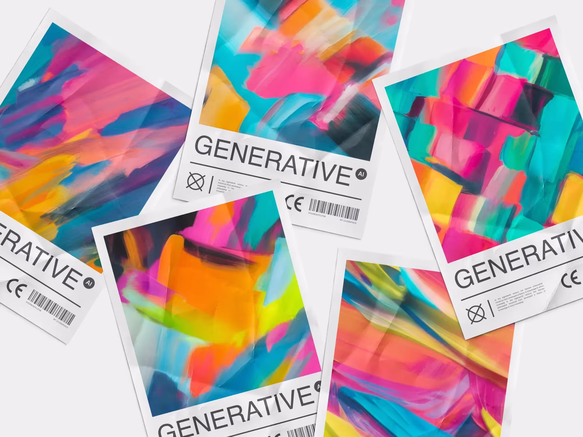 Abstractions - Paint Strokes Abstractions | High Quality Template