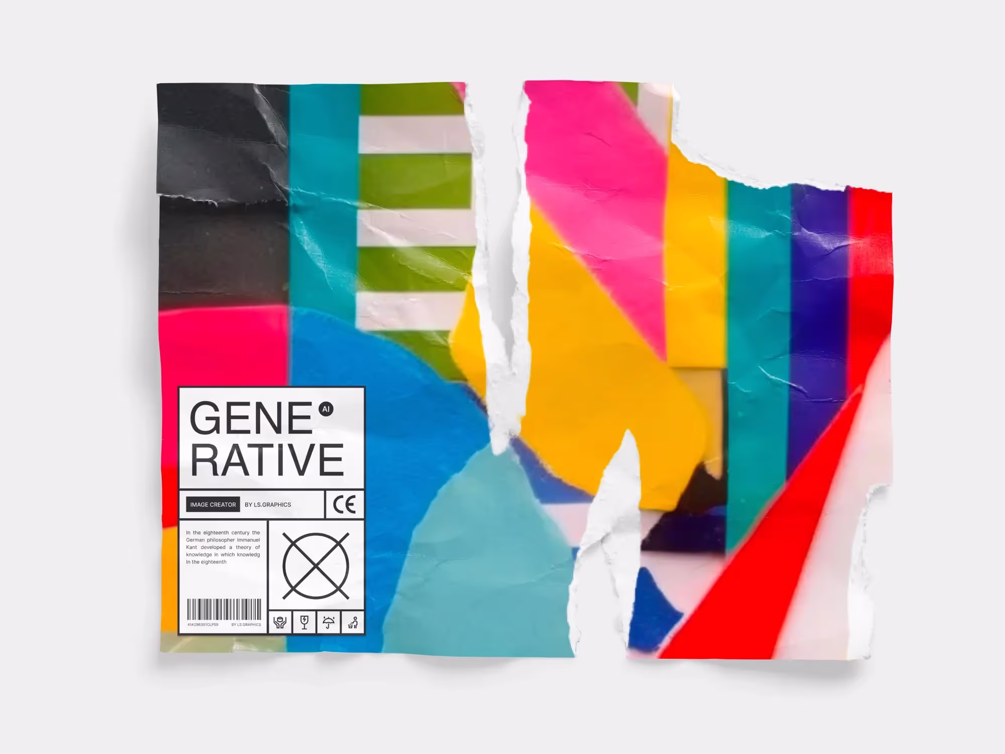Abstractions - Paper Collage Abstractions | Pro Design Resource