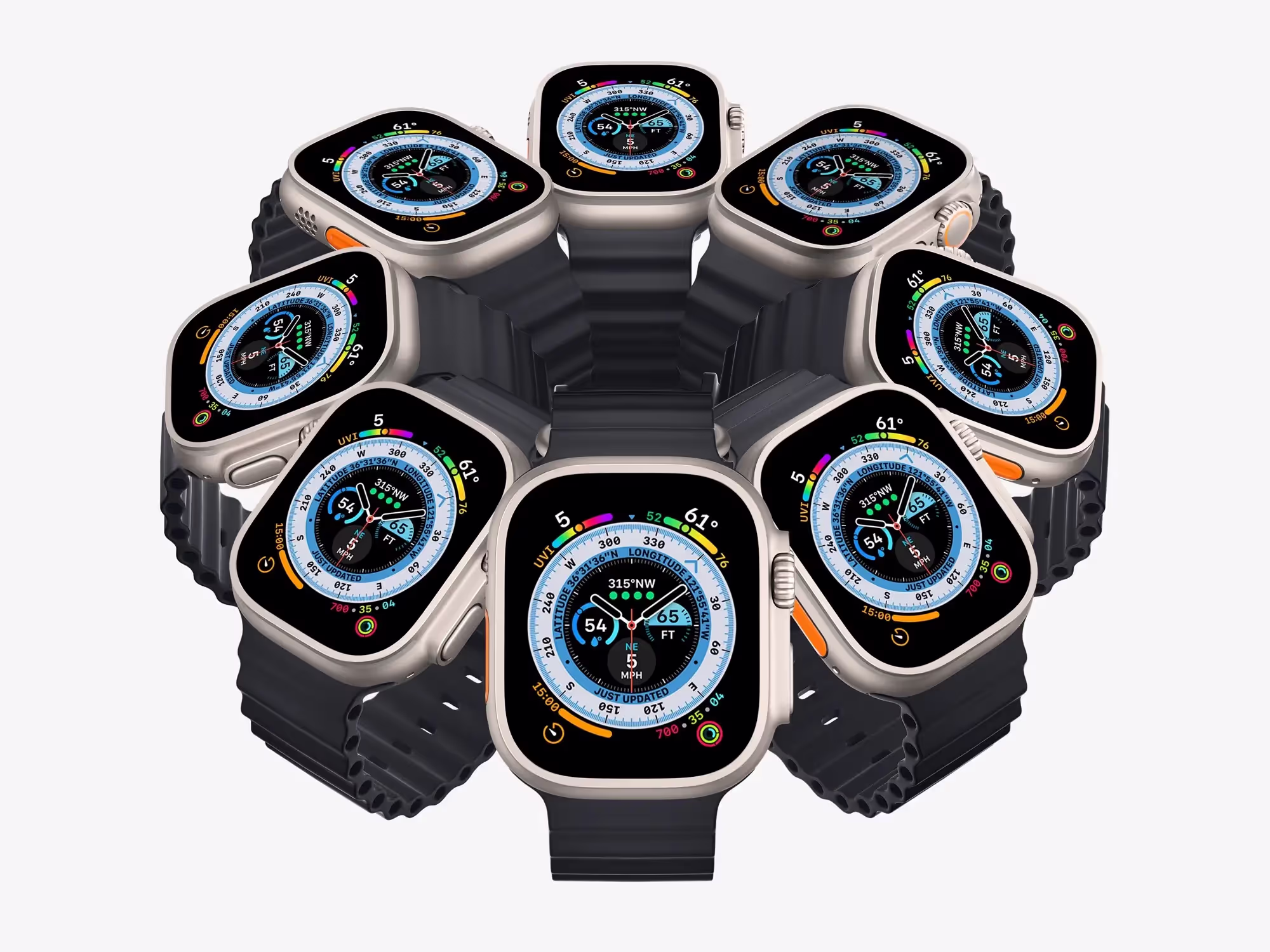 Apple Watch Mockups - Apple Watch Ultra Mockups | Commercial Use Allowed