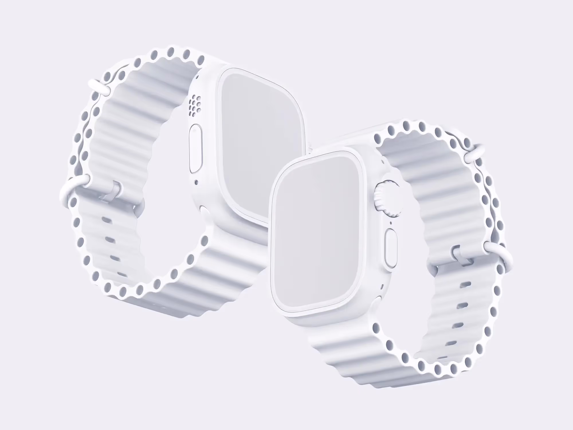 Apple Watch Mockups - Apple Watch Ultra Mockups | Design Assets Pack