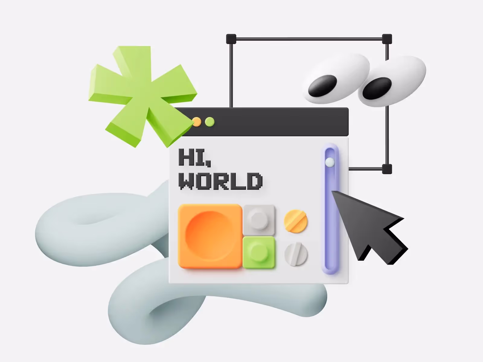 Premium Mockup - Snap Illustration Constructor | Available on ls.graphics