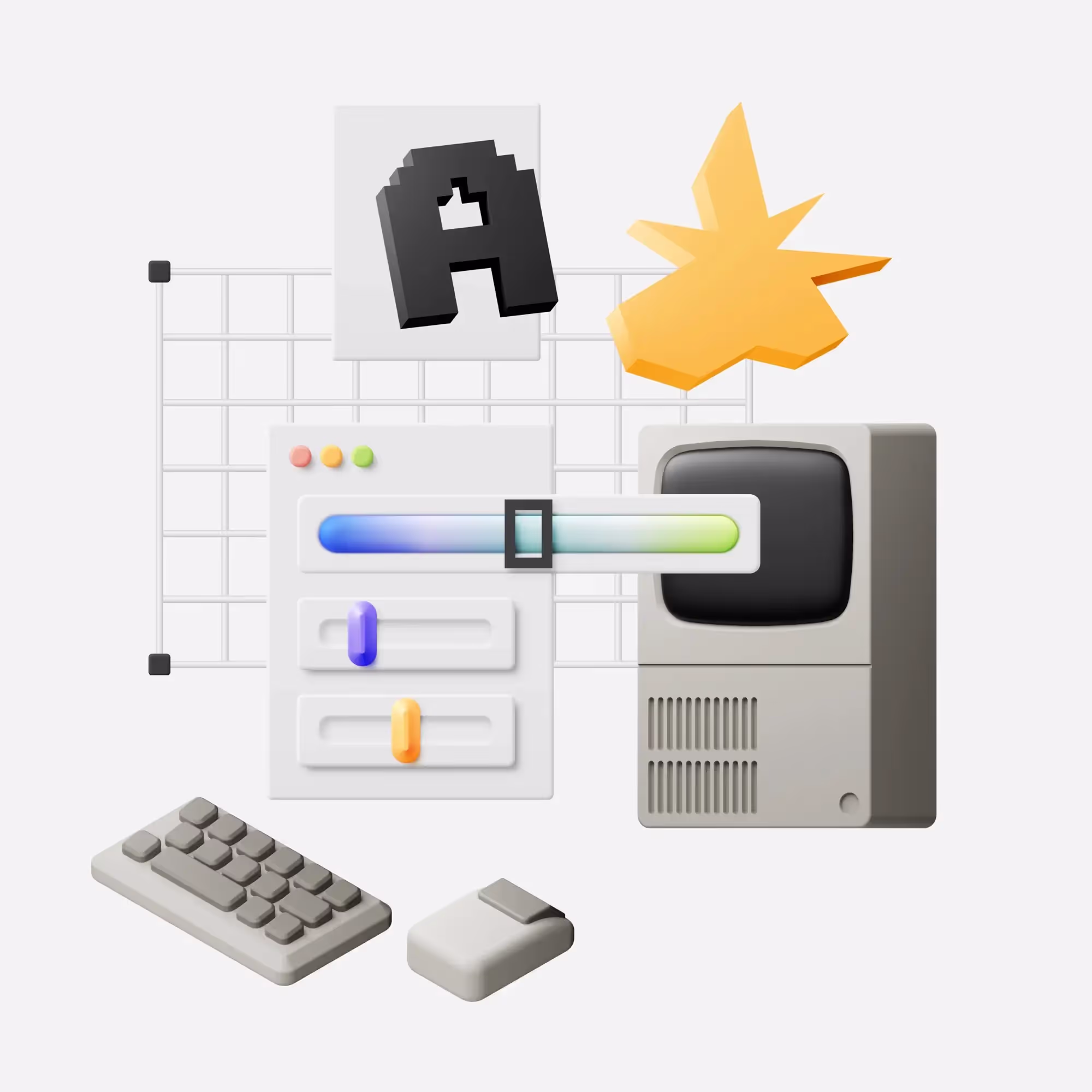 Premium Mockup - Snap Illustration Constructor | High-End Template