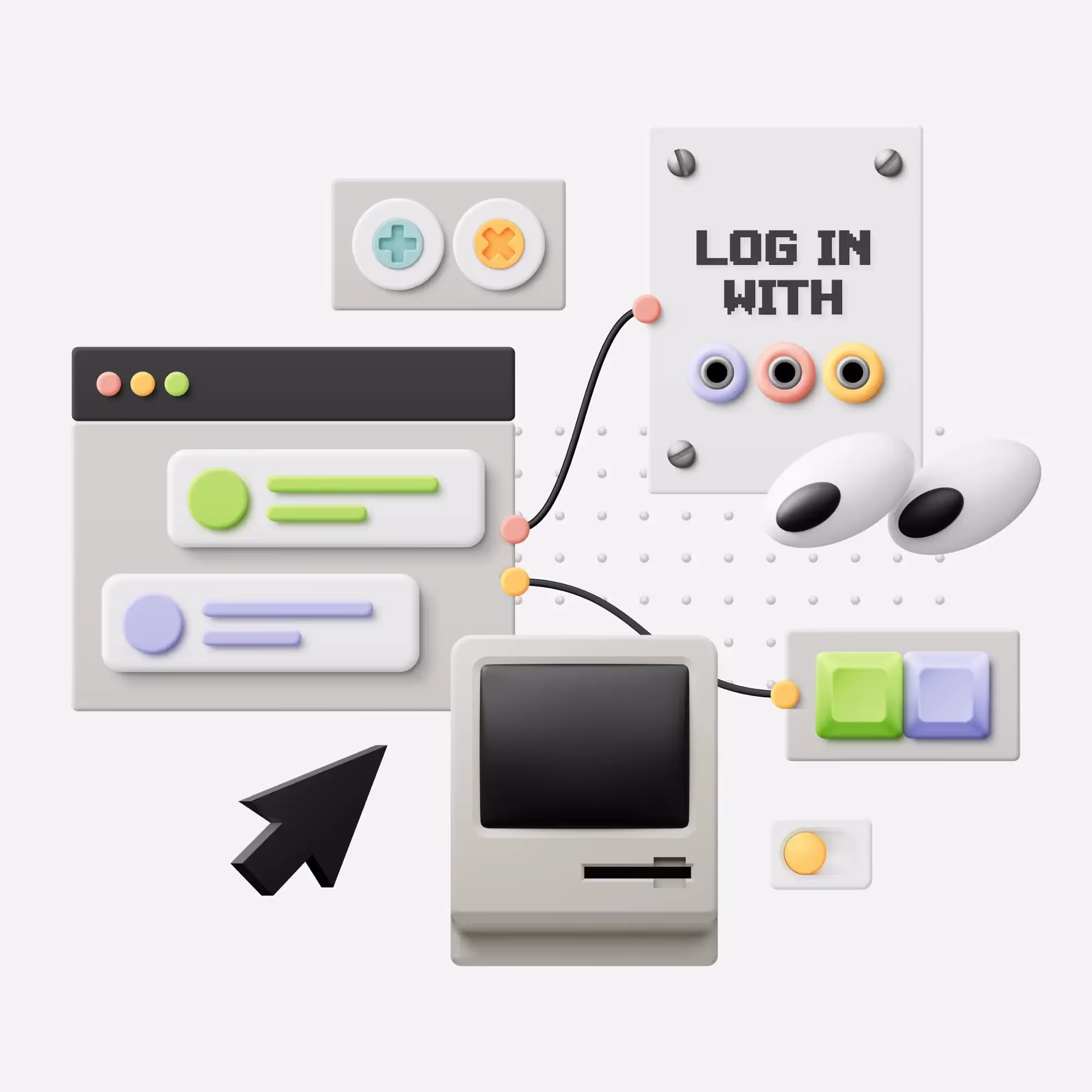 Premium Mockup - Snap Illustration Constructor | Top Selling Mockup