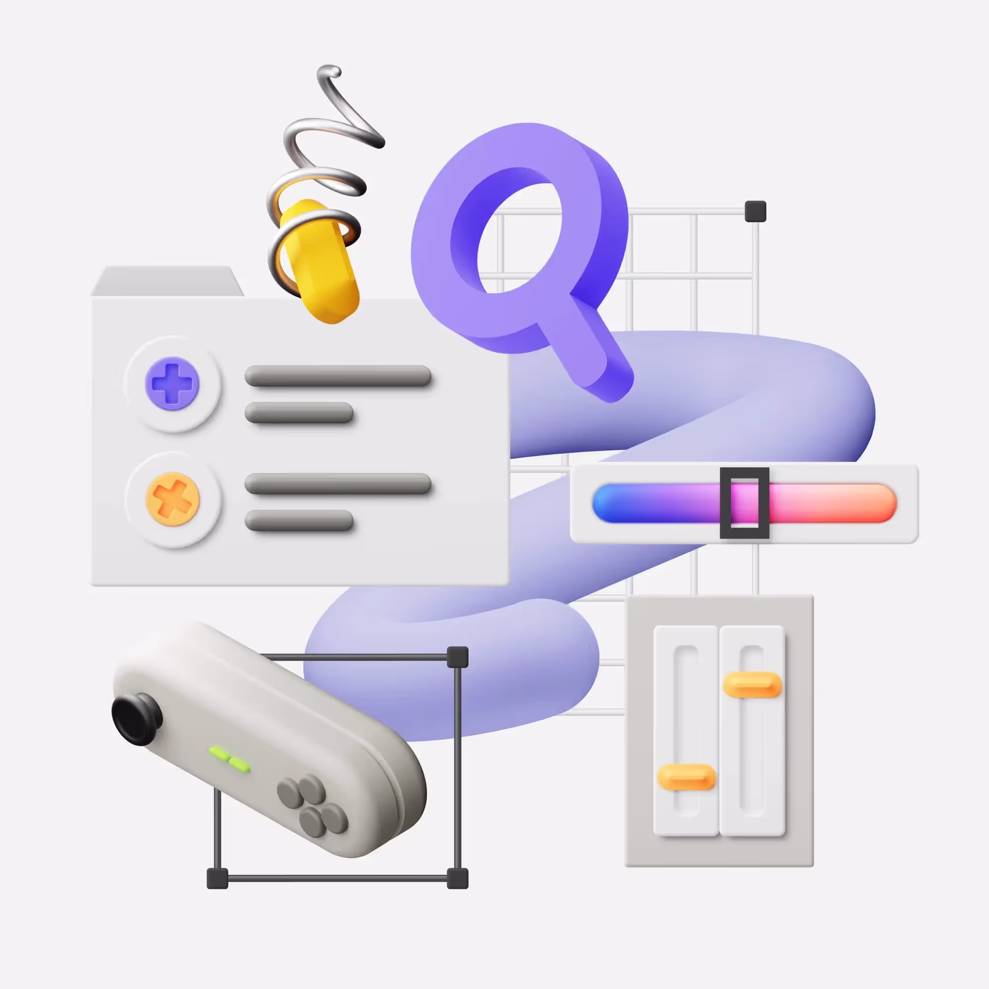Premium Mockup - Snap Illustration Constructor | Professional Suite