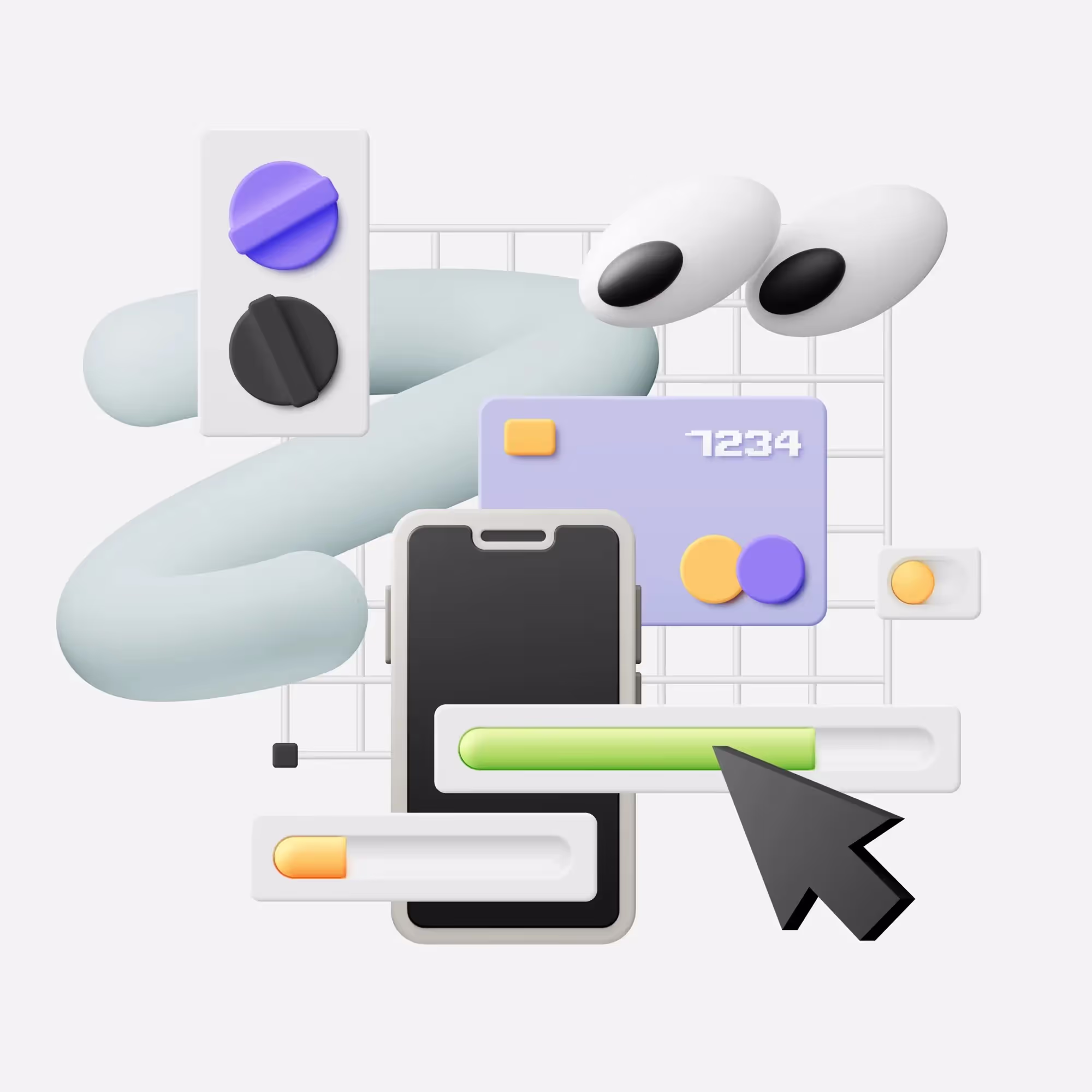 Premium Mockup - Snap Illustration Constructor | Download at ls.graphics